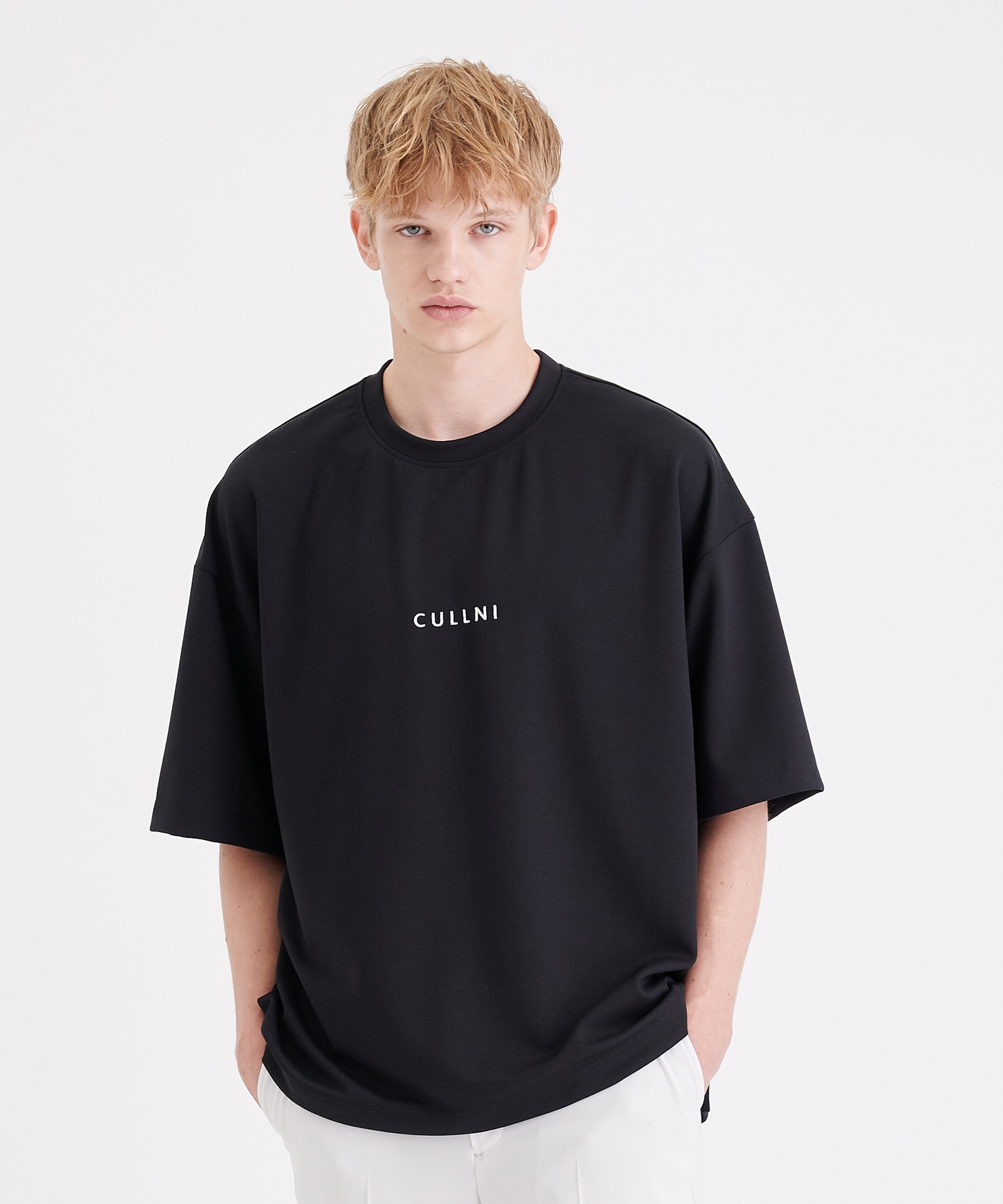 CULLNI STUDIOUS別注 クルニ Mサイズ ベスト Tシャツ ブラック-