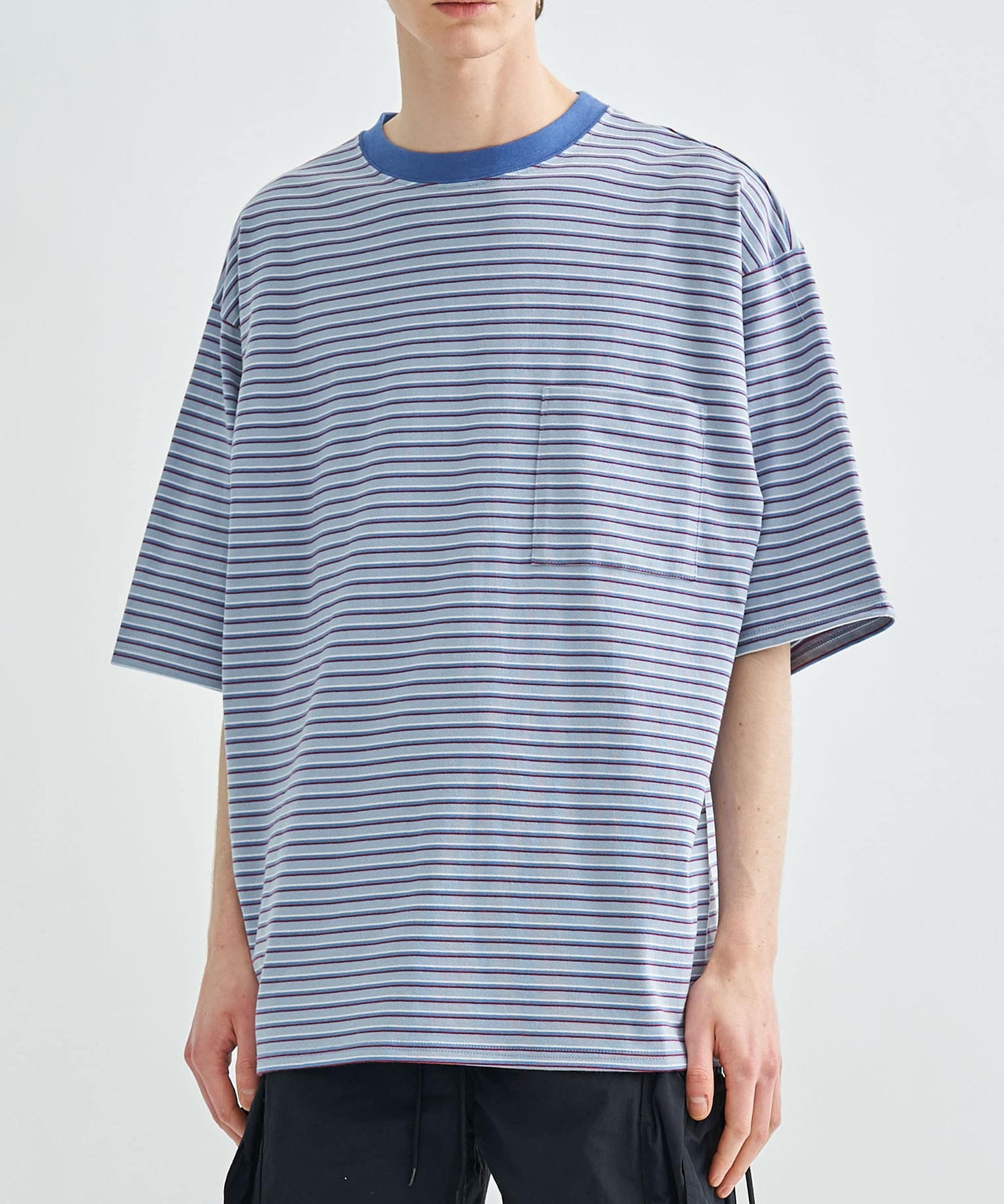 BORDER TEE S/S