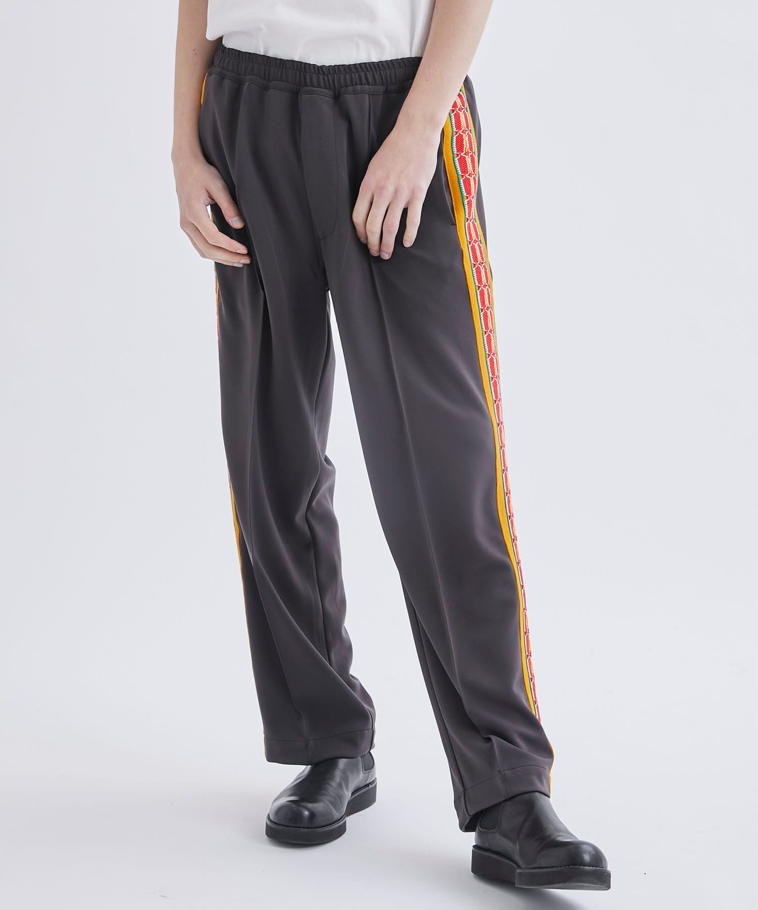 LACE TAPE STRAIGHT TRACK PANTS