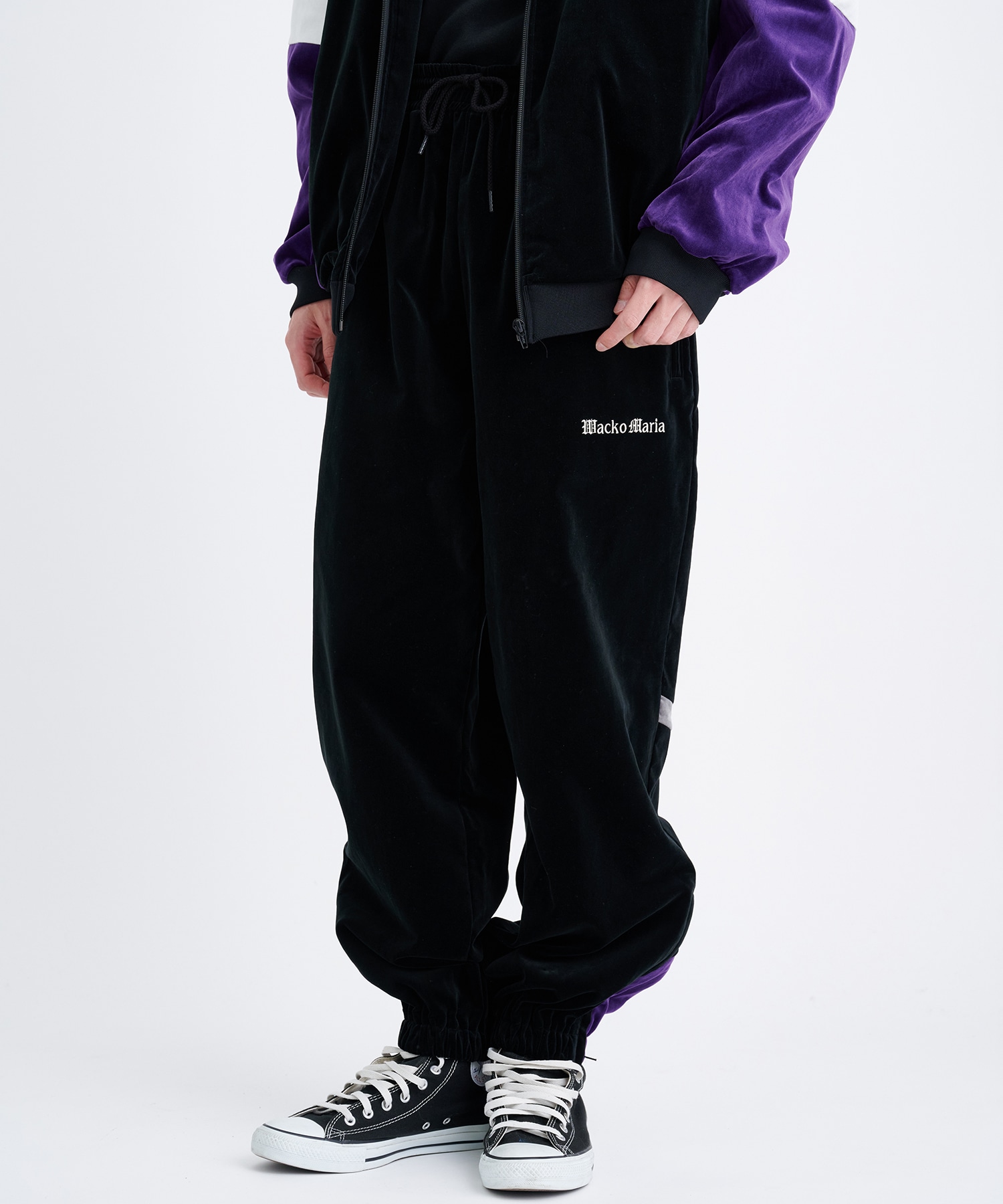 VELVETEEN TRACK PANTS