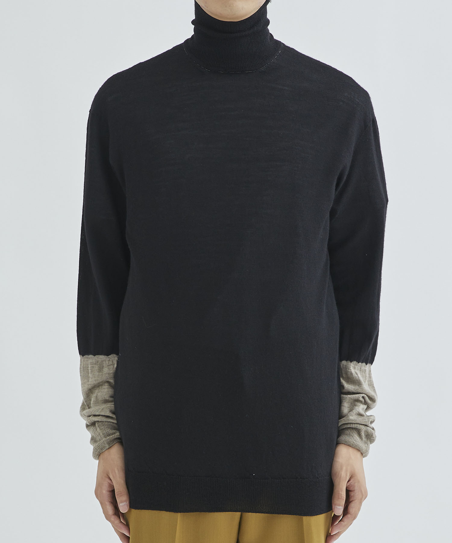 HIGH NECK PULL OVER KNIT