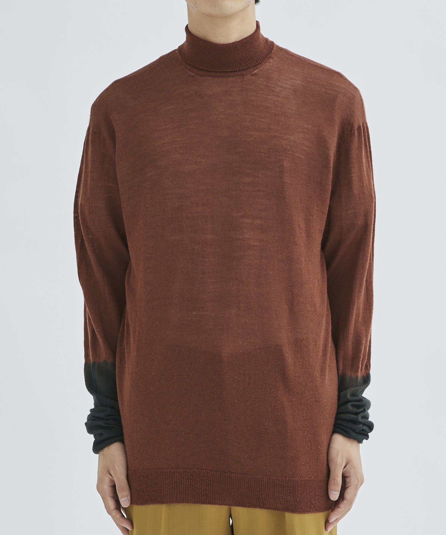 HIGH NECK PULL OVER KNIT