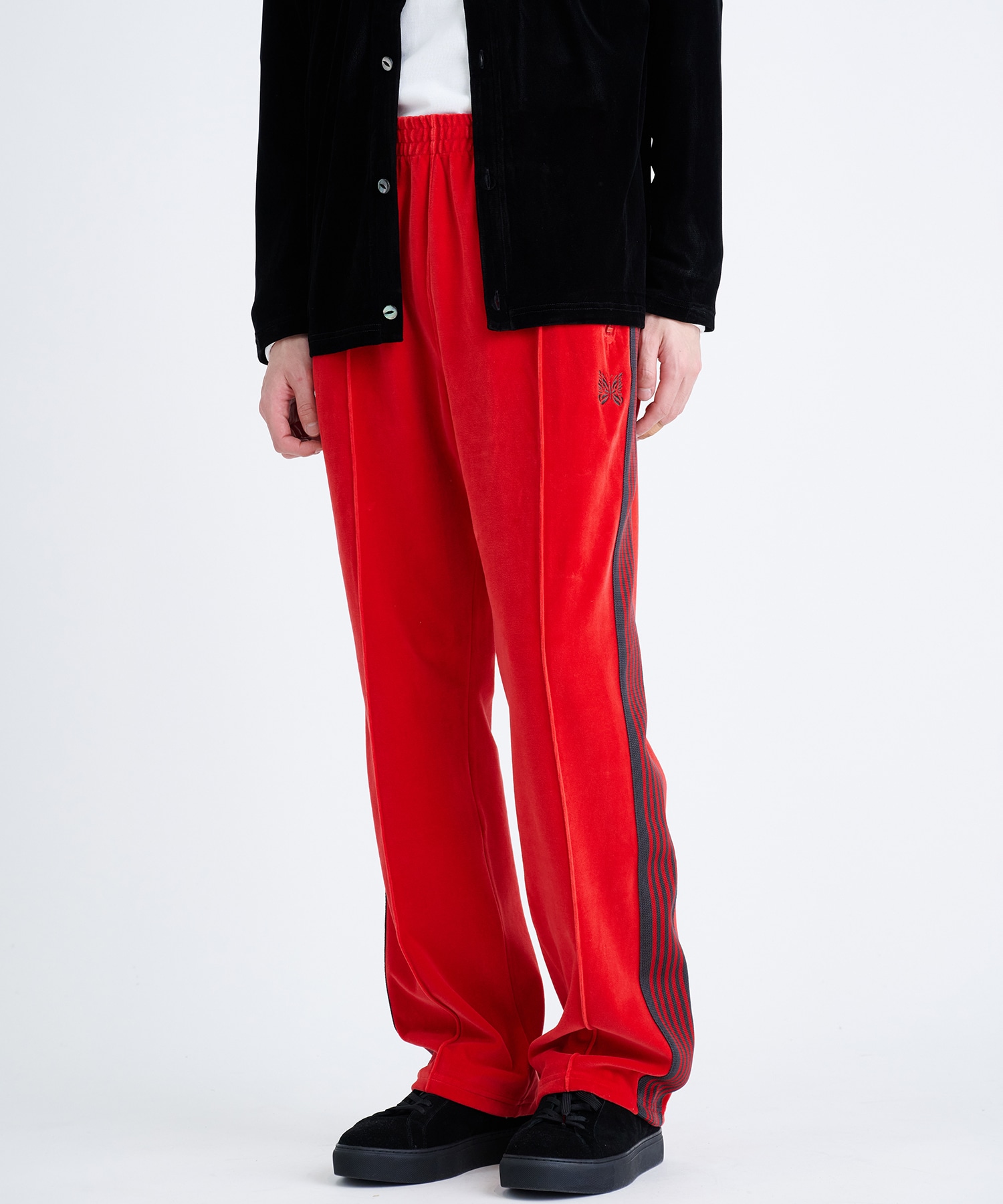 Narrow Track Pant - C/Pe Velour | NEEDLES