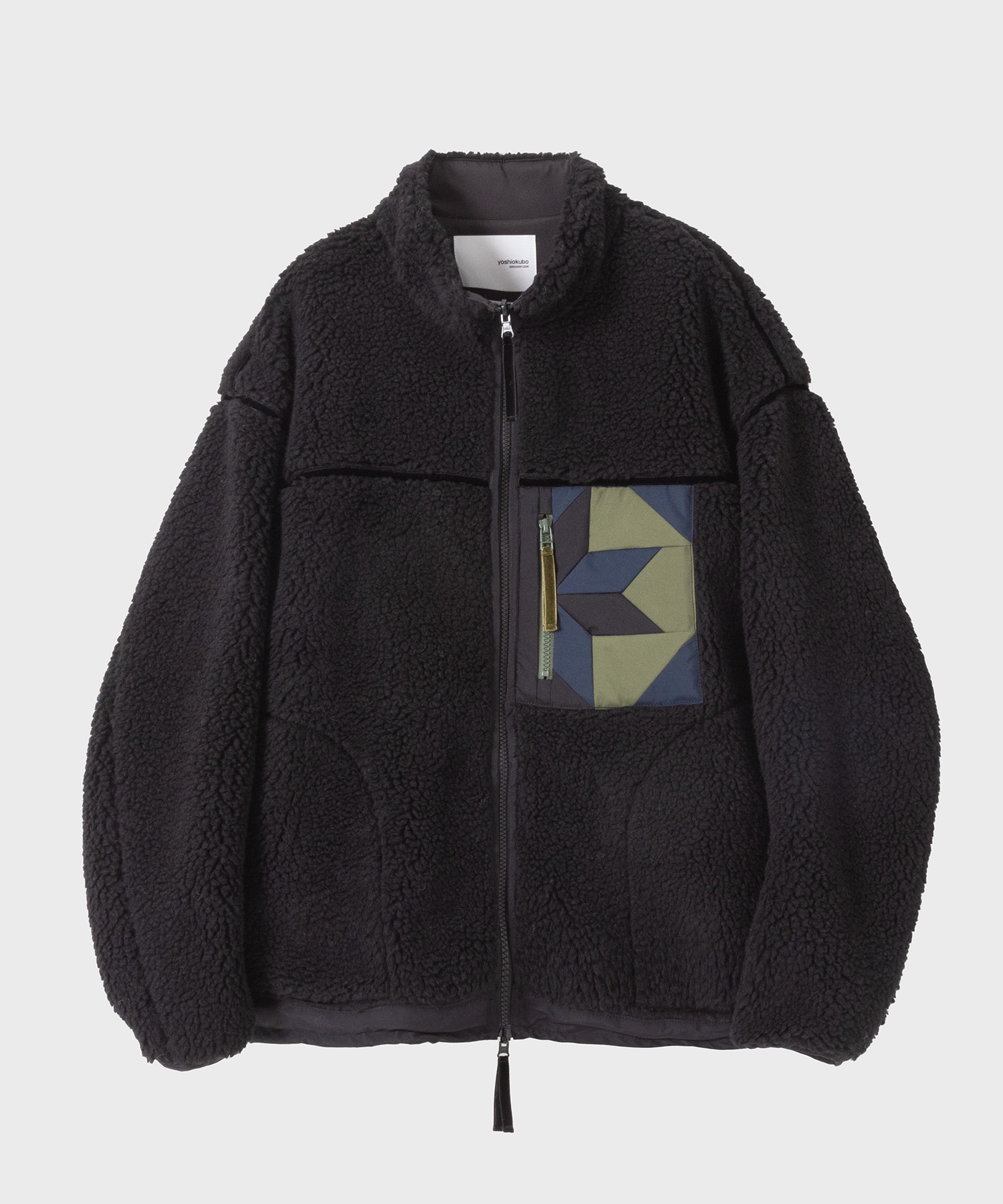 PATCHWORK PK BOA BLOUSON