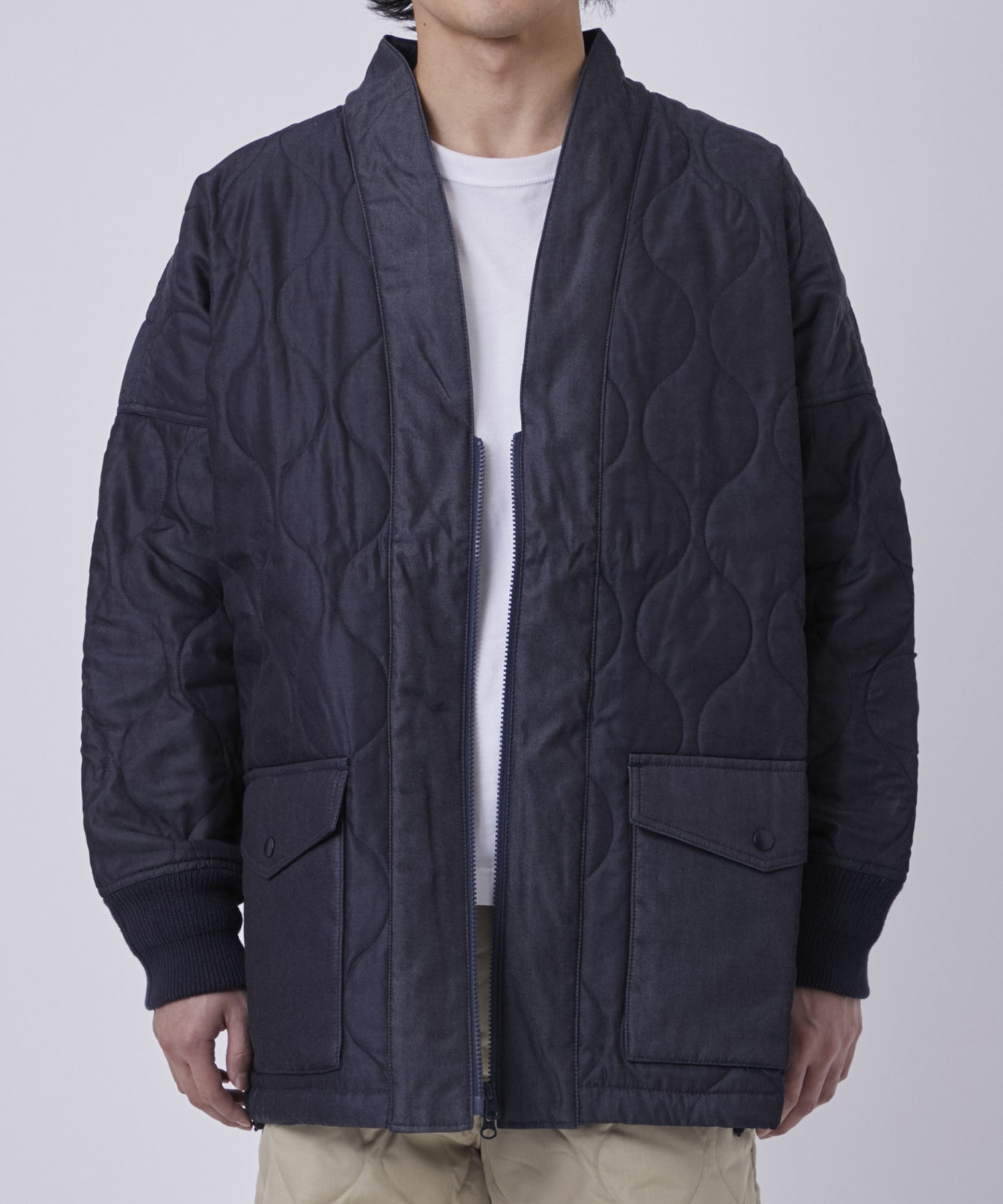 QUILTED HAORI JACKET