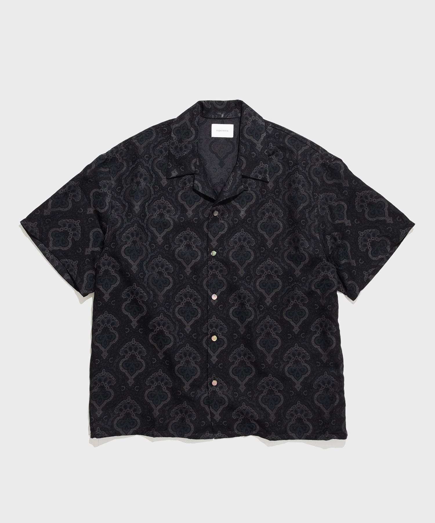 Aloha shirt-Damask jacquard