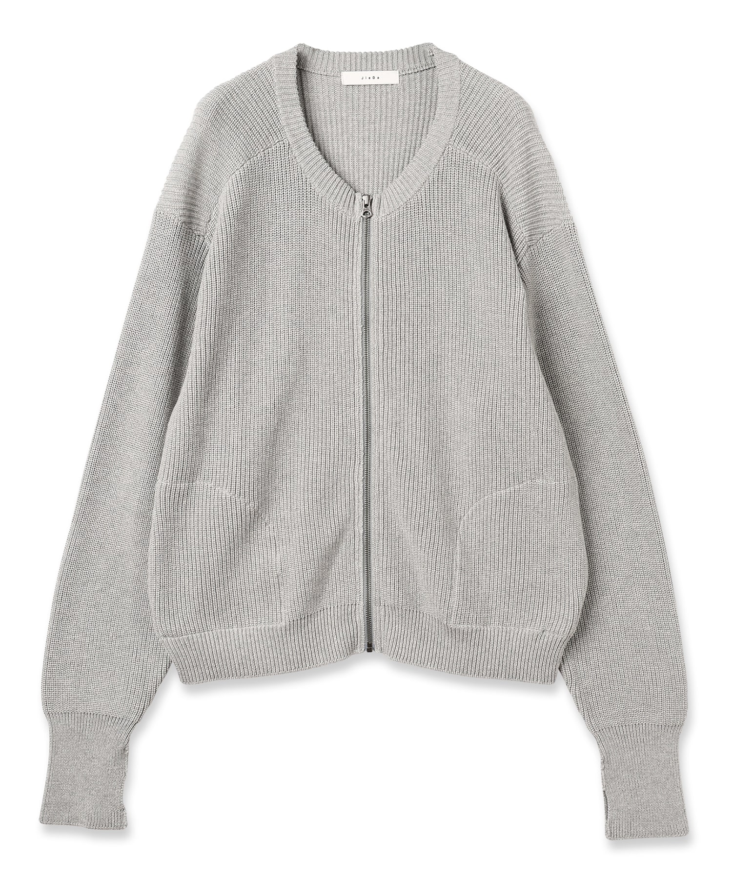 ZIP UP KNIT