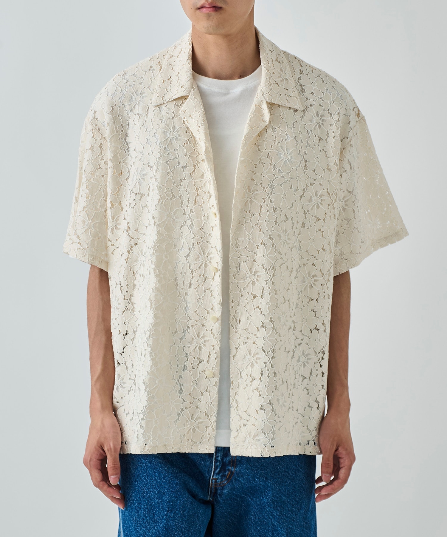 Aloha shirt-Flower lace