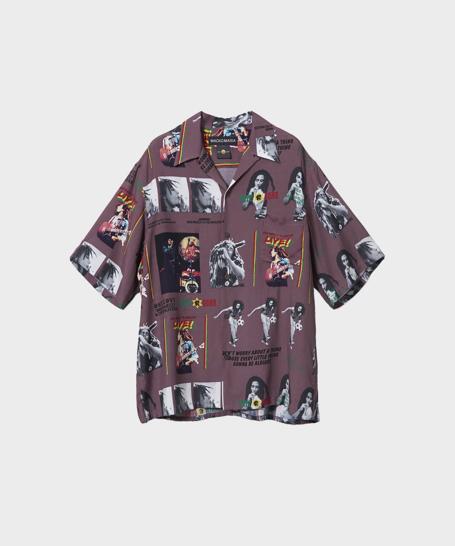 BOB MARLEY / HAWAIIAN SHIRT S/S ( TYPE-1 )