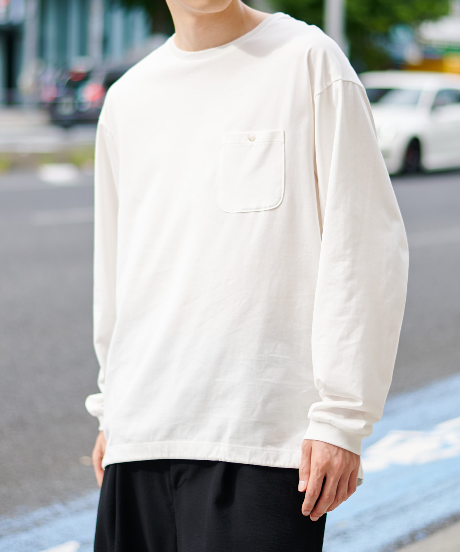 〈STUDIOUS×PUBLIC TOKYO〉ビューティーコットンコードロンTEE