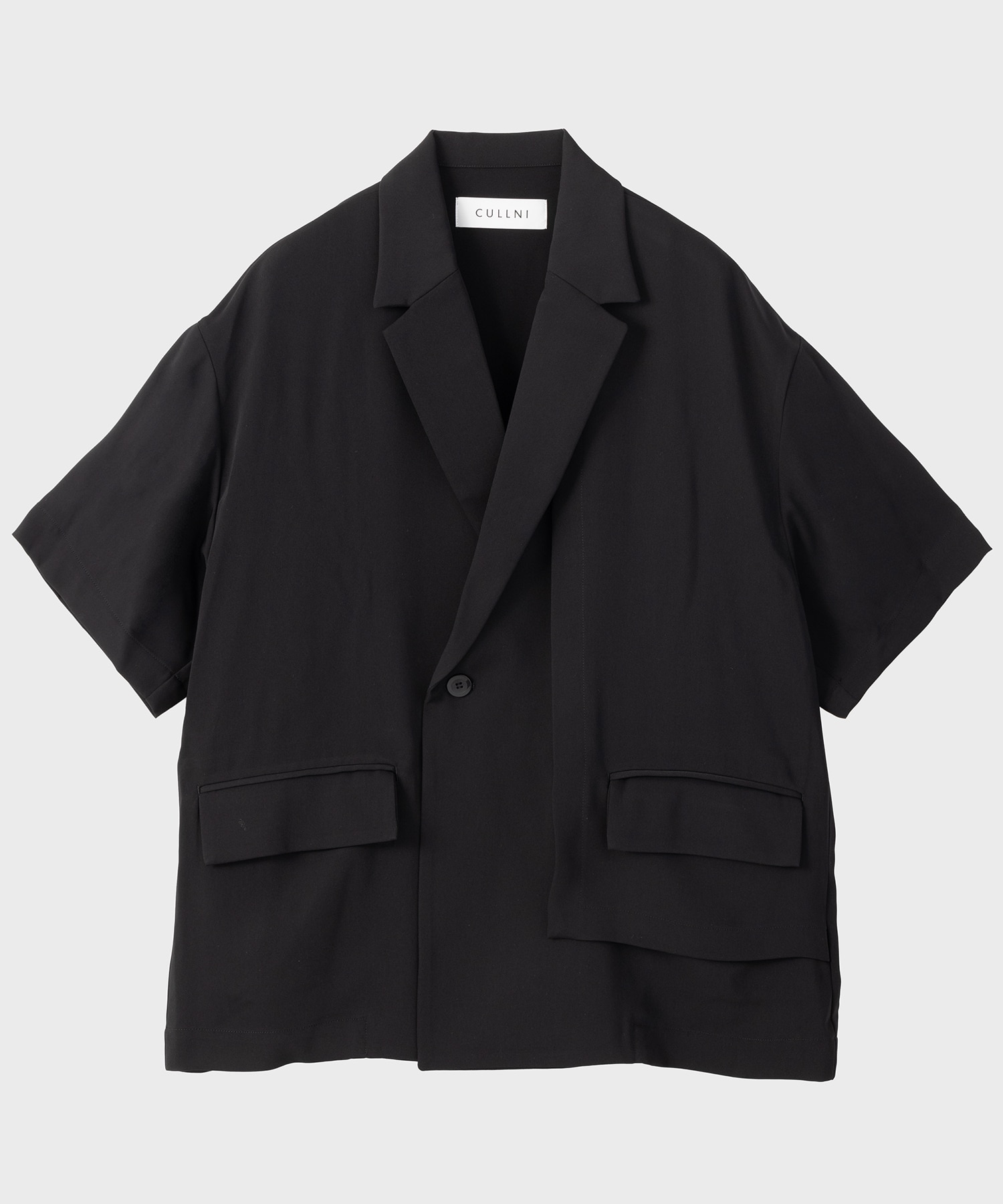 〈別注〉Double Cloth Asymmetrical Short Sleeve Jacket