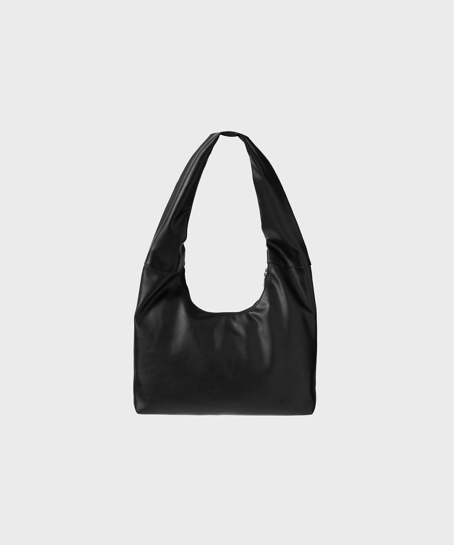 Oversize leather shoulder bag