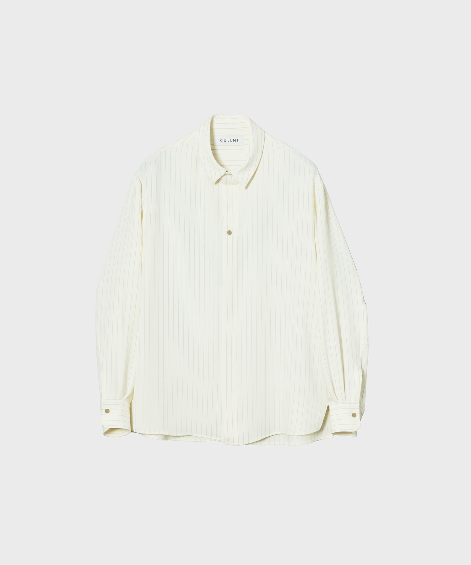 Stripe Double Satin Chin Tab Shirt