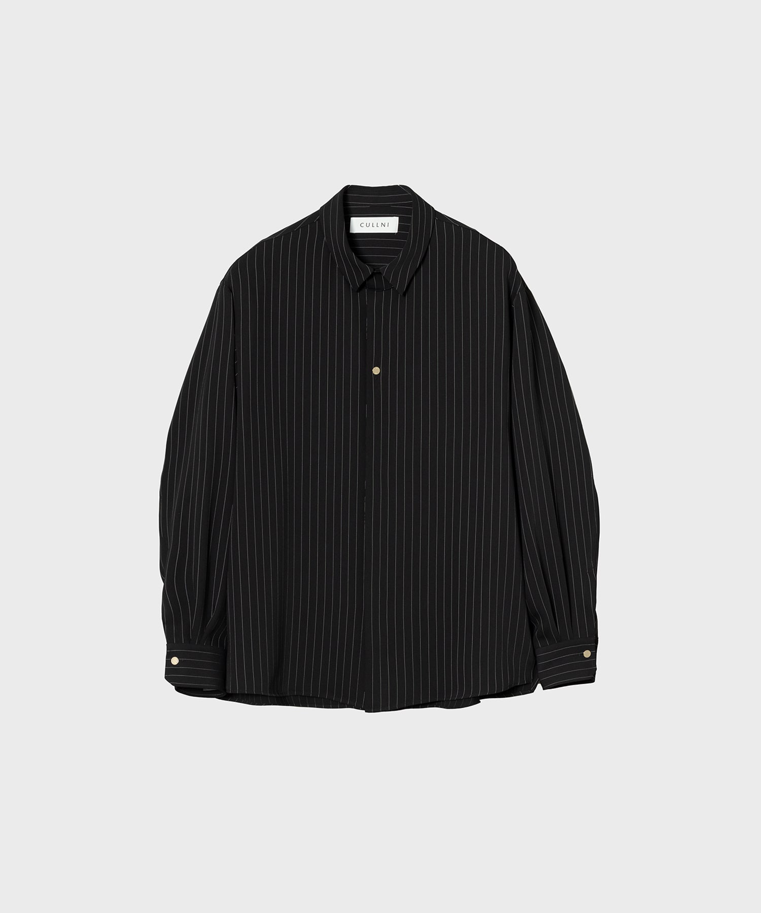 Stripe Double Satin Chin Tab Shirt