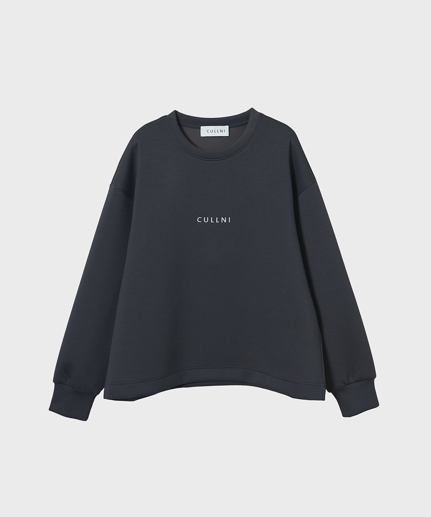 CULLNI Logo Embroidery Double Knit Pullover