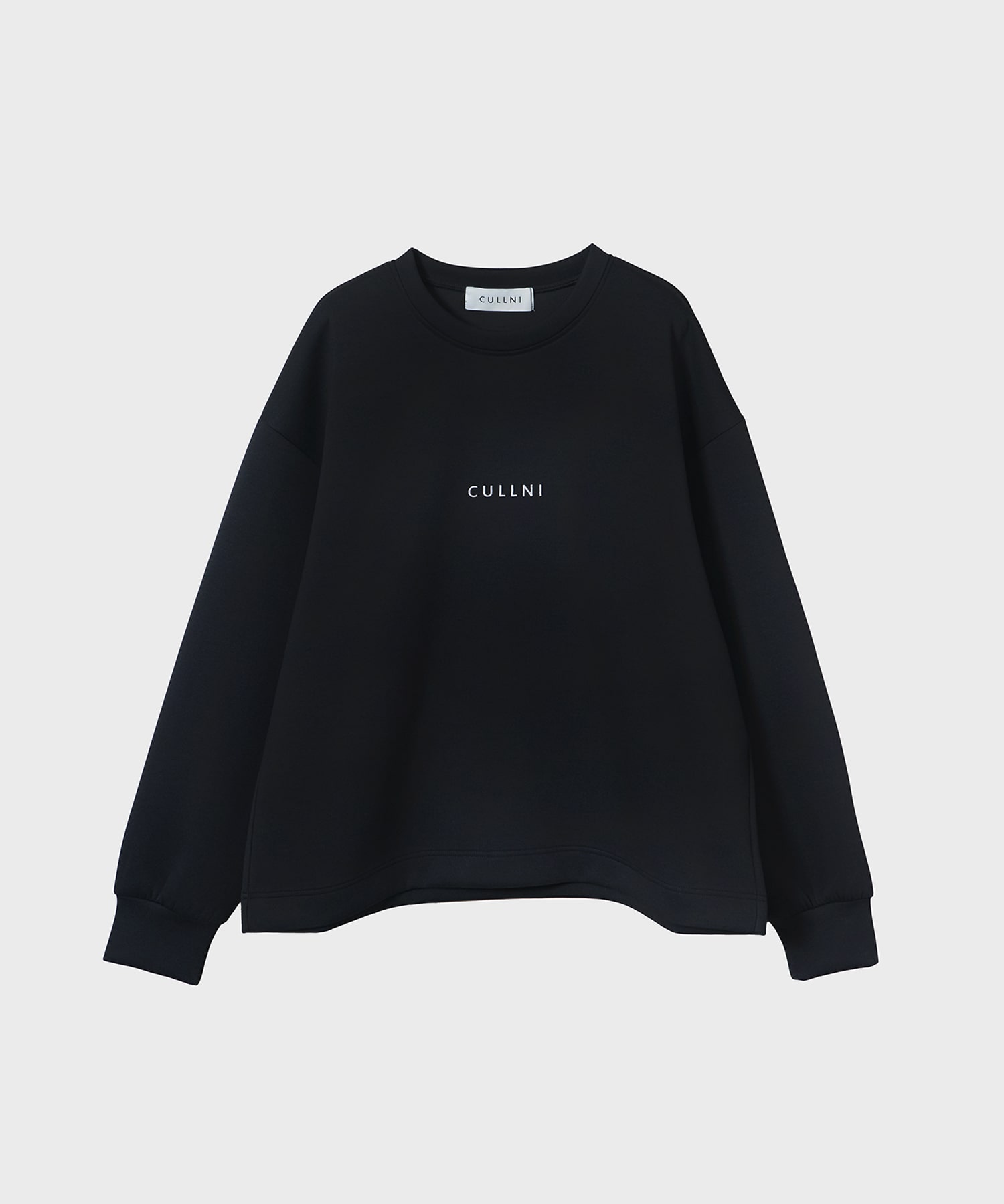 CULLNI Logo Embroidery Double Knit Pullover