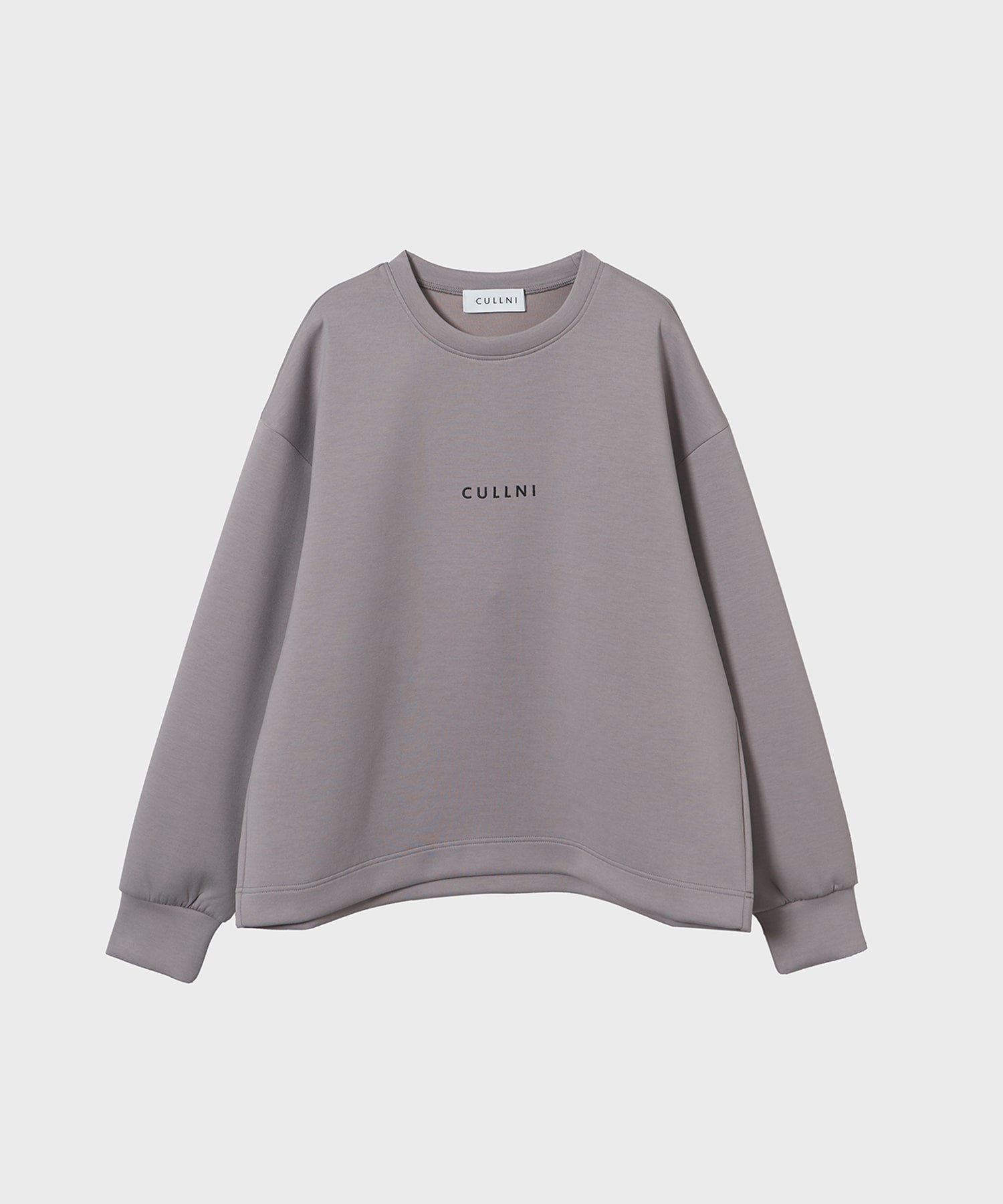 CULLNI Logo Embroidery Double Knit Pullover