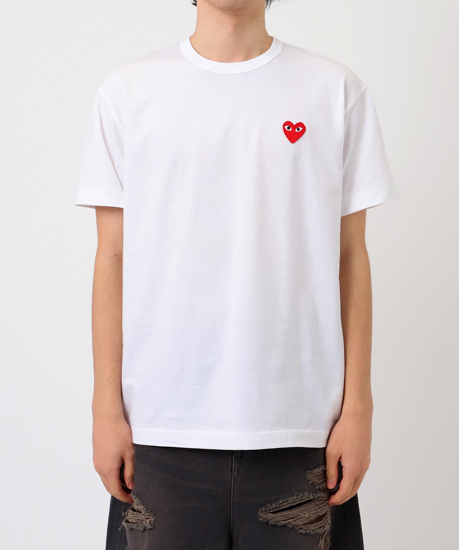 AX-T108-051 T-SHIRT RED EMBLEMRED HEART