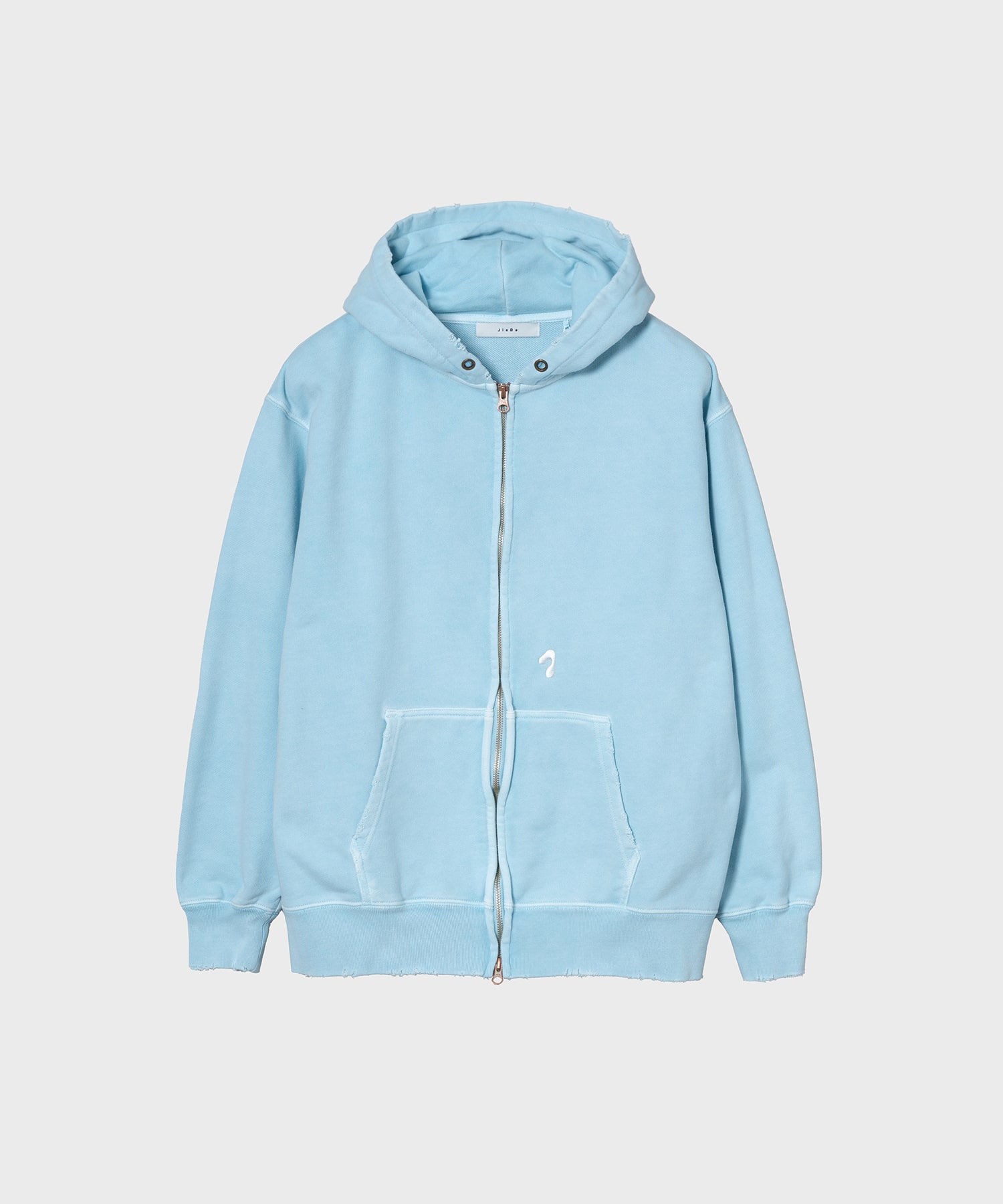 PIGMENT J LOGO ZIP UP HOODIE