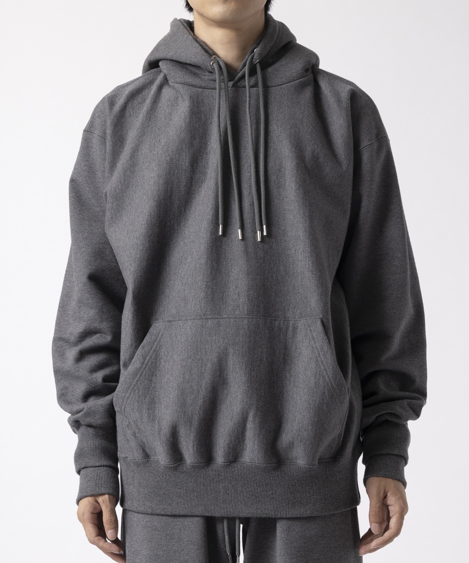 SWEAT STACKED HOODIE