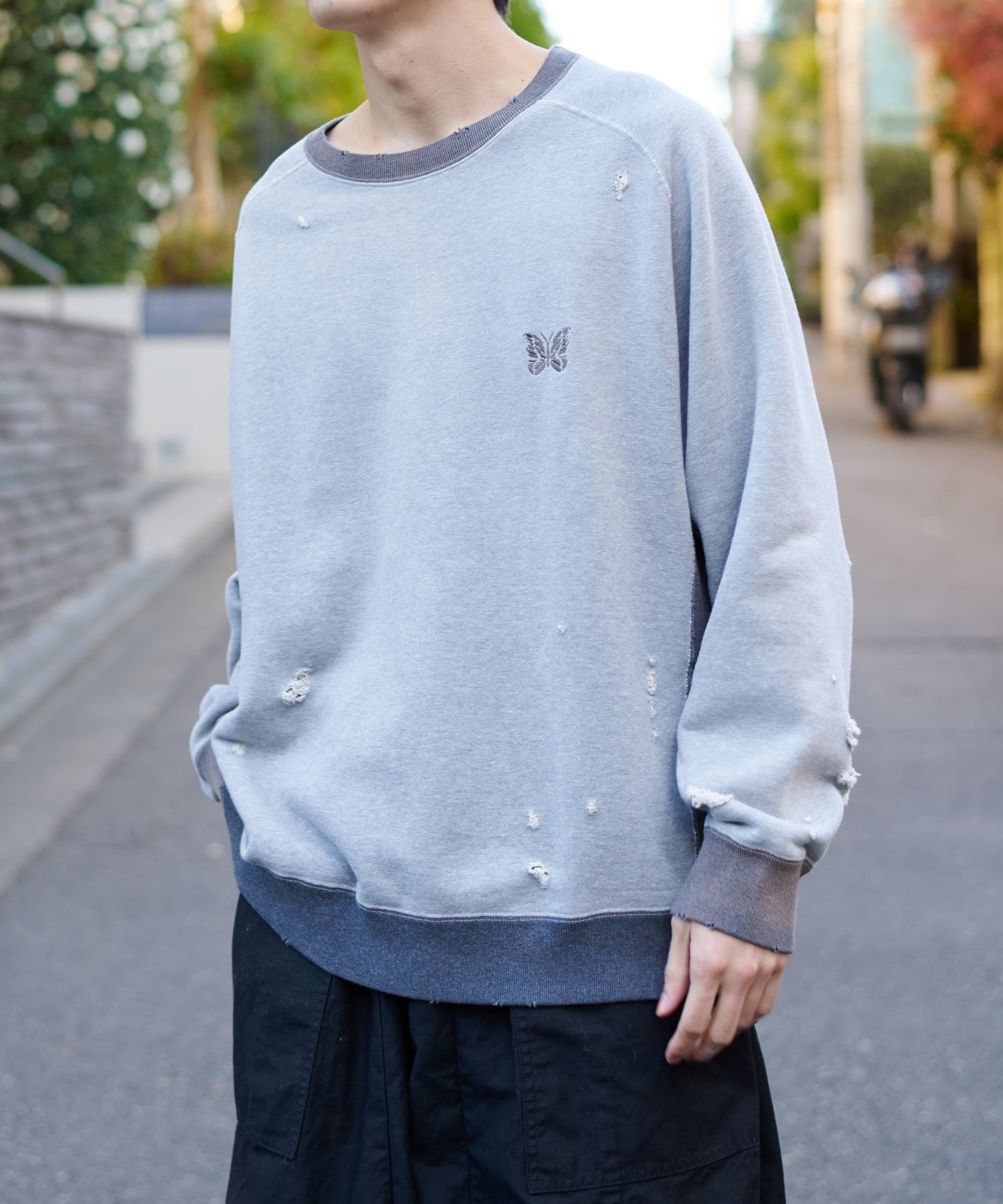 〈別注〉2-Tone CrewNeck Sweat Shirts