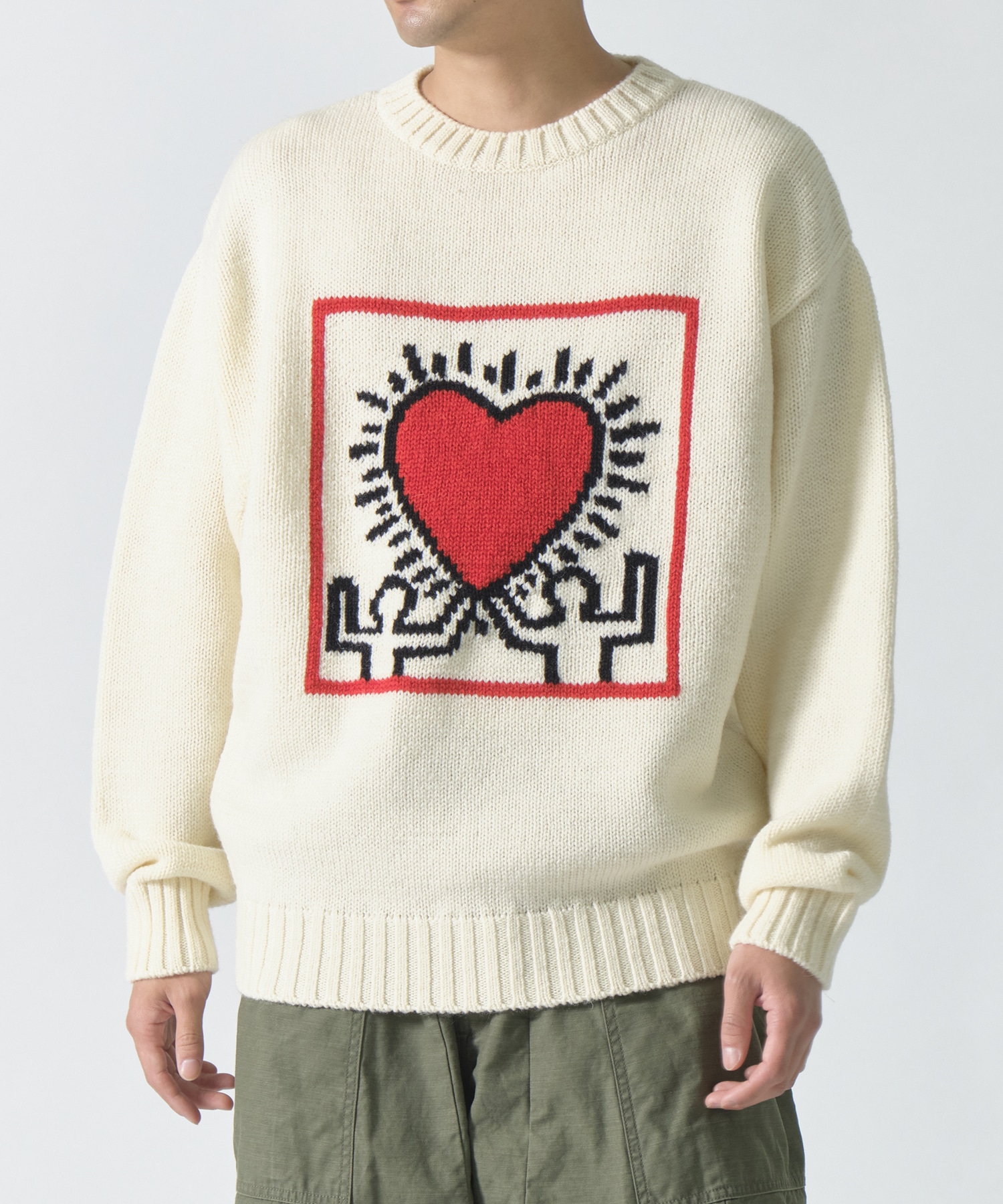 KEITH HARING / CREW NECK SWEATER ( TYPE-1 )