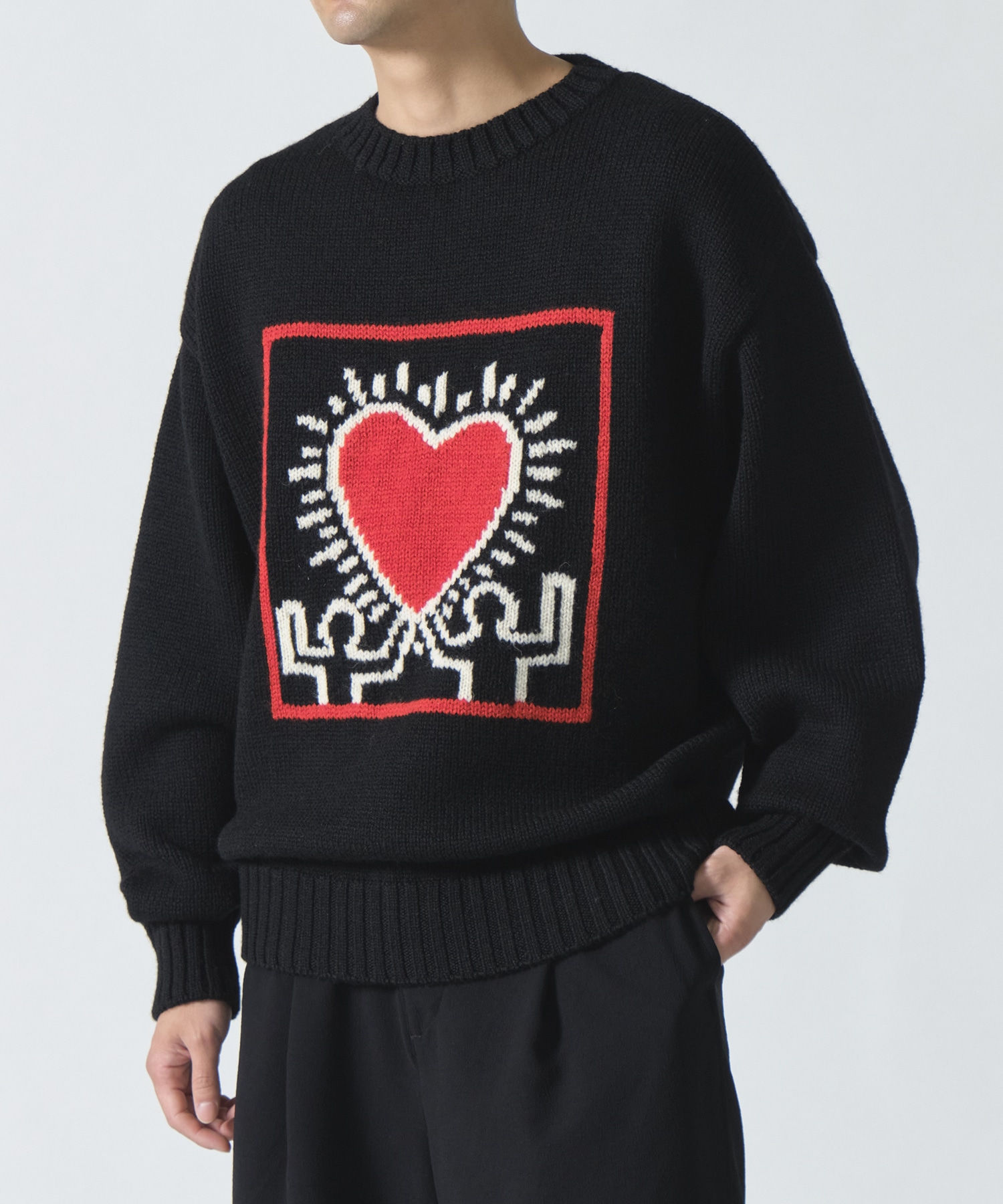 KEITH HARING / CREW NECK SWEATER ( TYPE-1 )