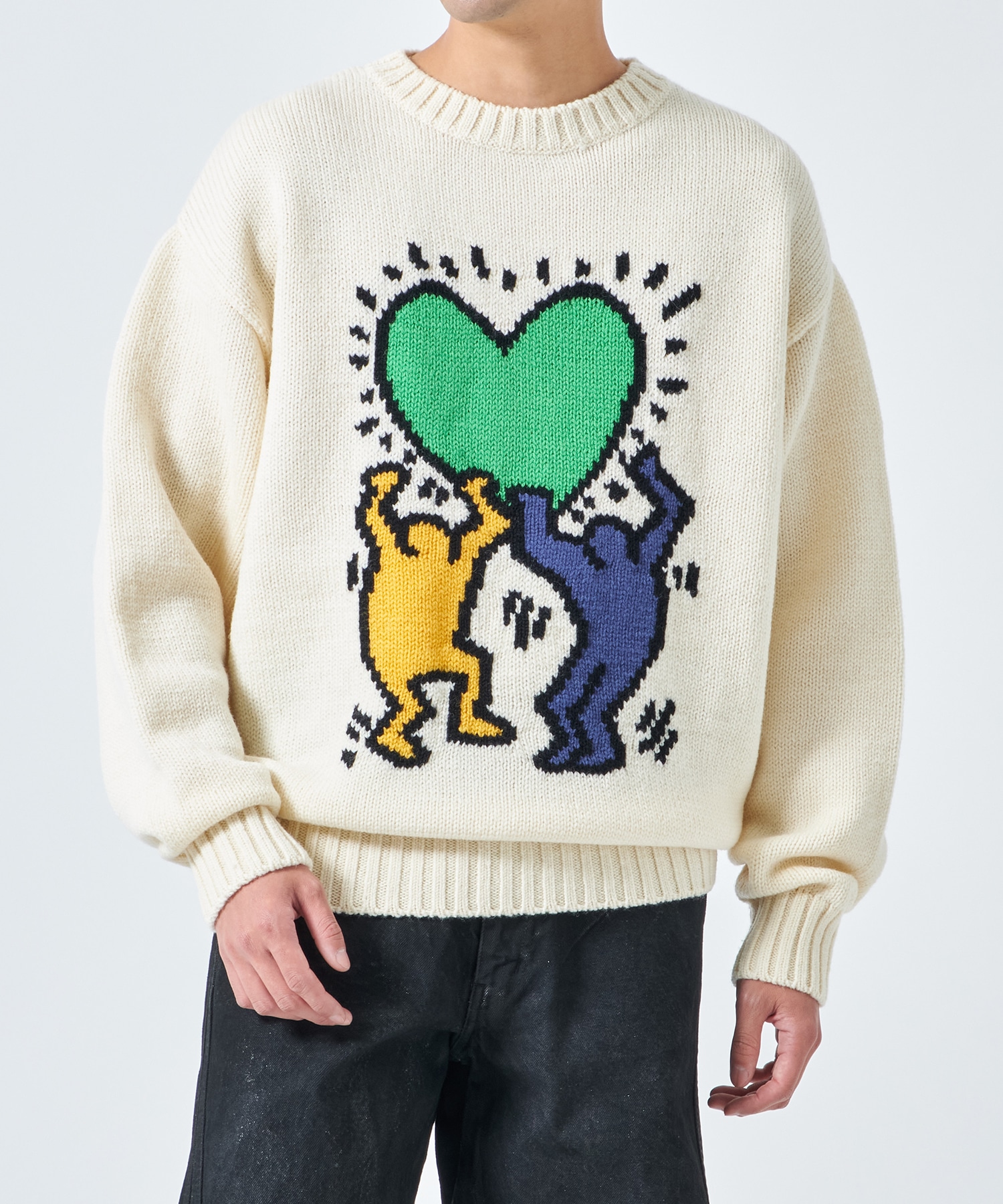 KEITH HARING / CREW NECK SWEATER ( TYPE-2 )