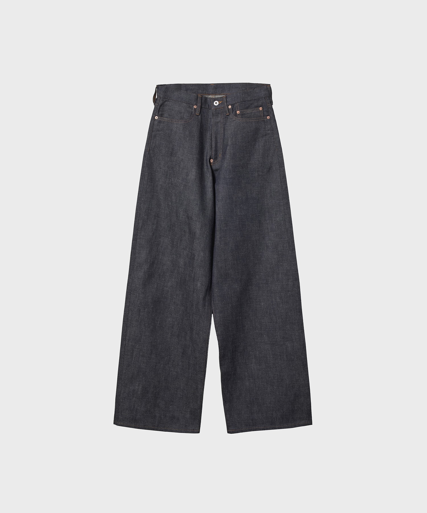 MODERN DENIM TROUSERS WIDE CUT