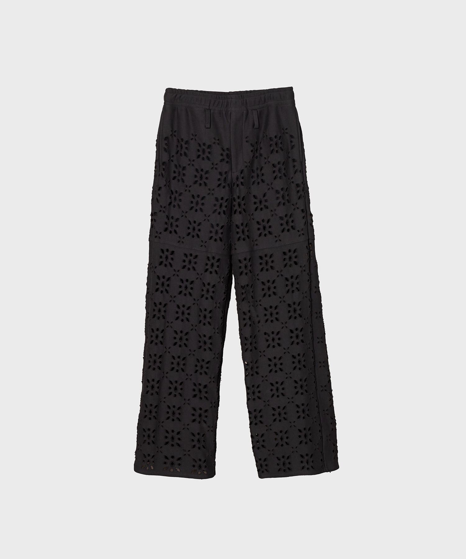 FLOWER HOLE SWEAT PANTS