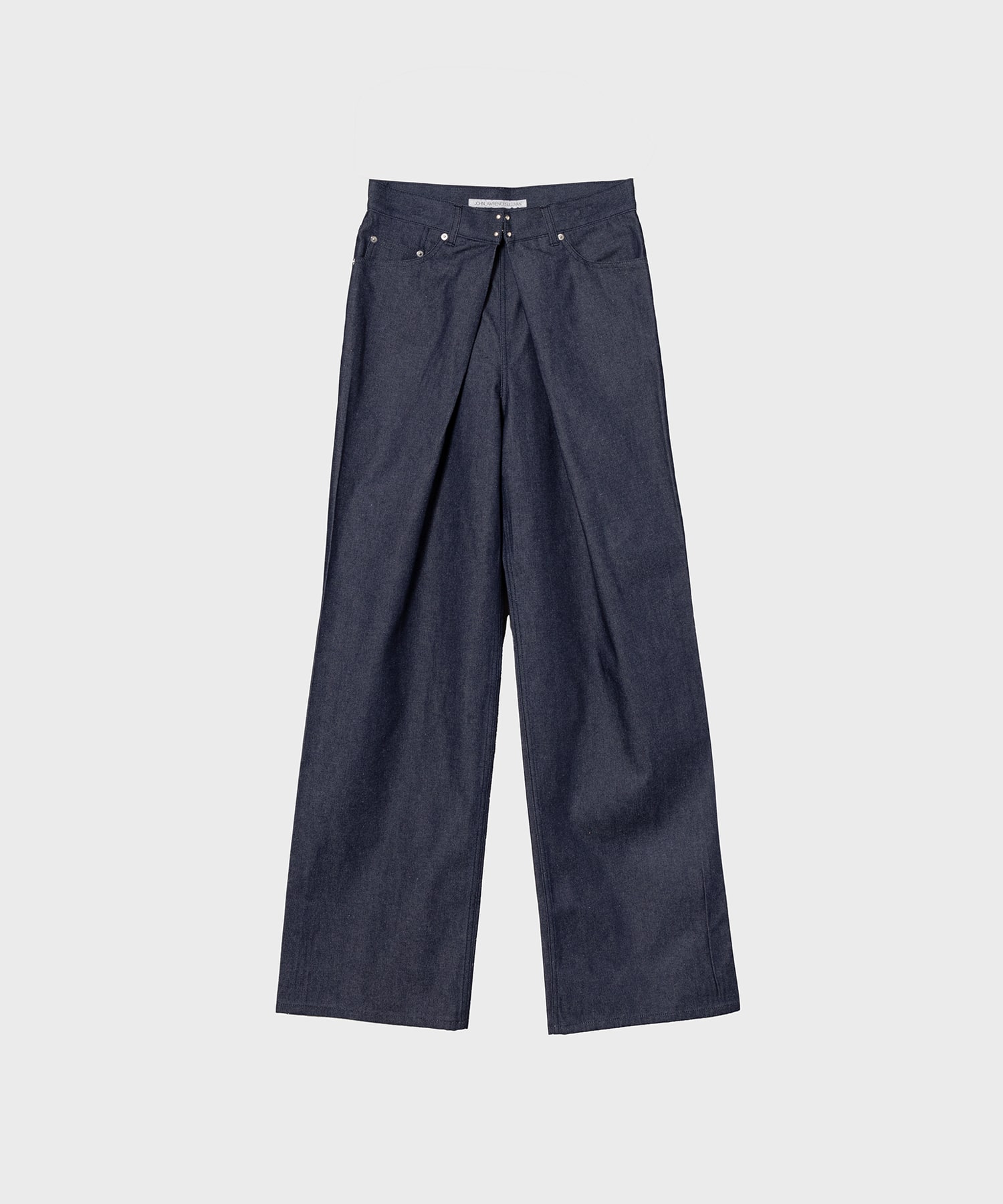 RIGID DENIM WIDE PANTS