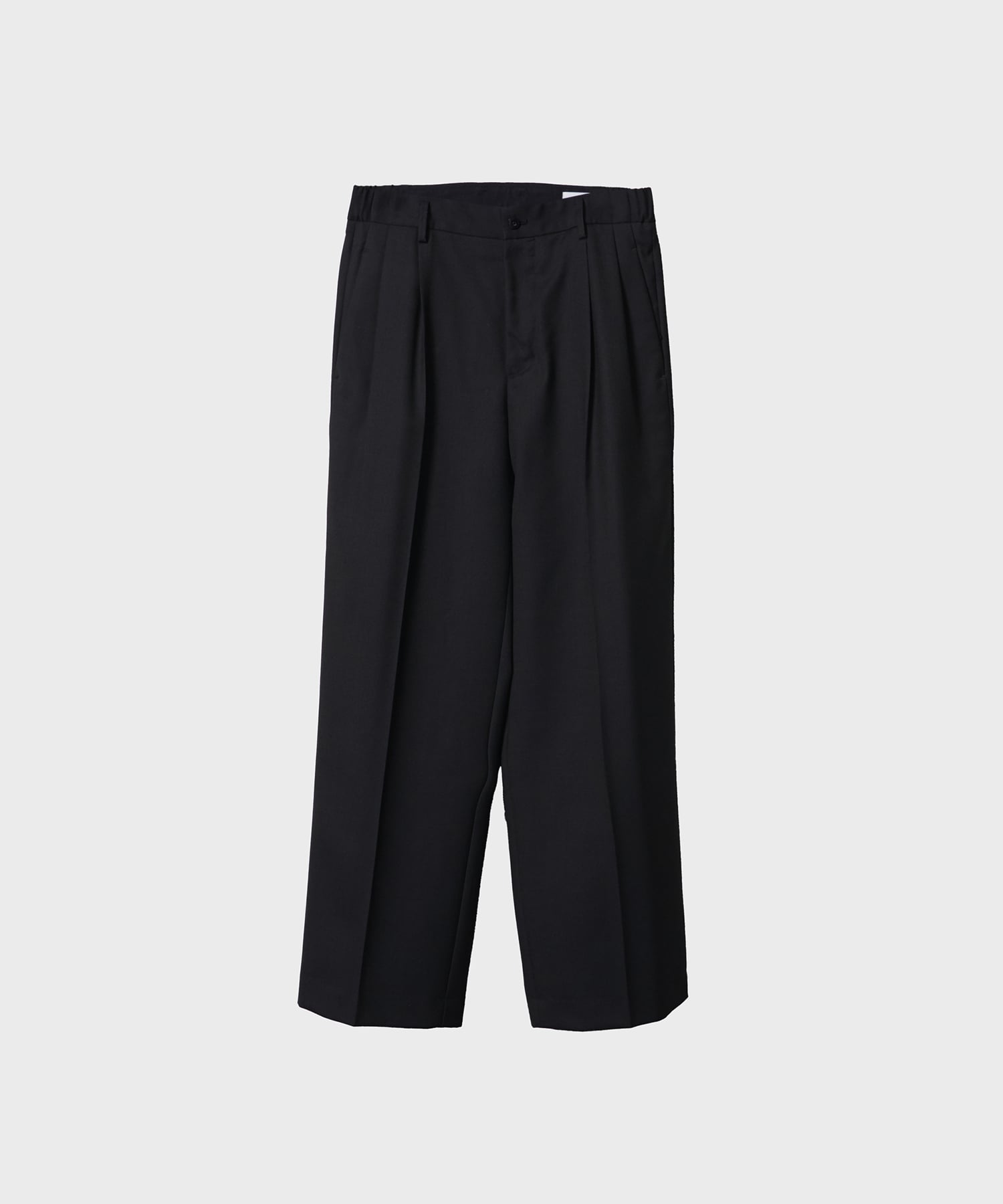 TWO TUCKS WIDE TROUSERS