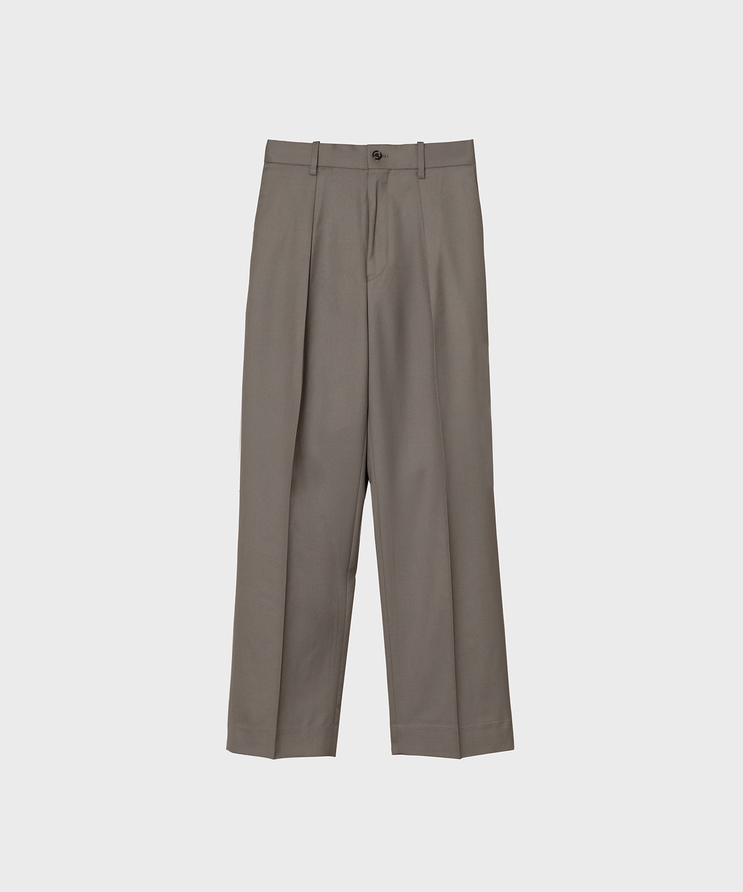 ONE TUCK TAPERED TROUSERS