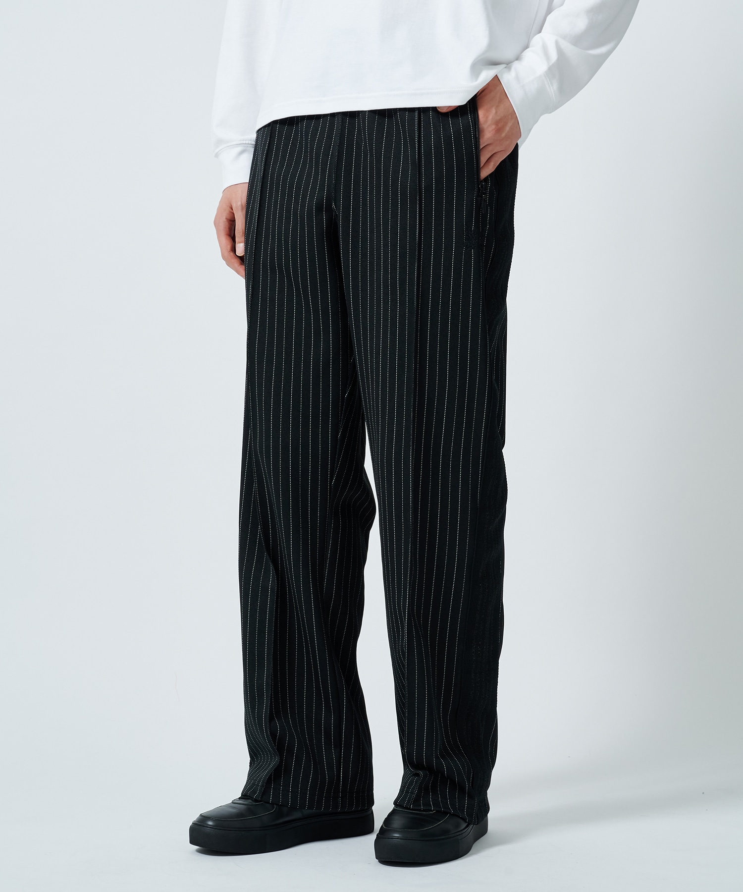 〈別注〉Track Pant - Poly Jq / Braiding