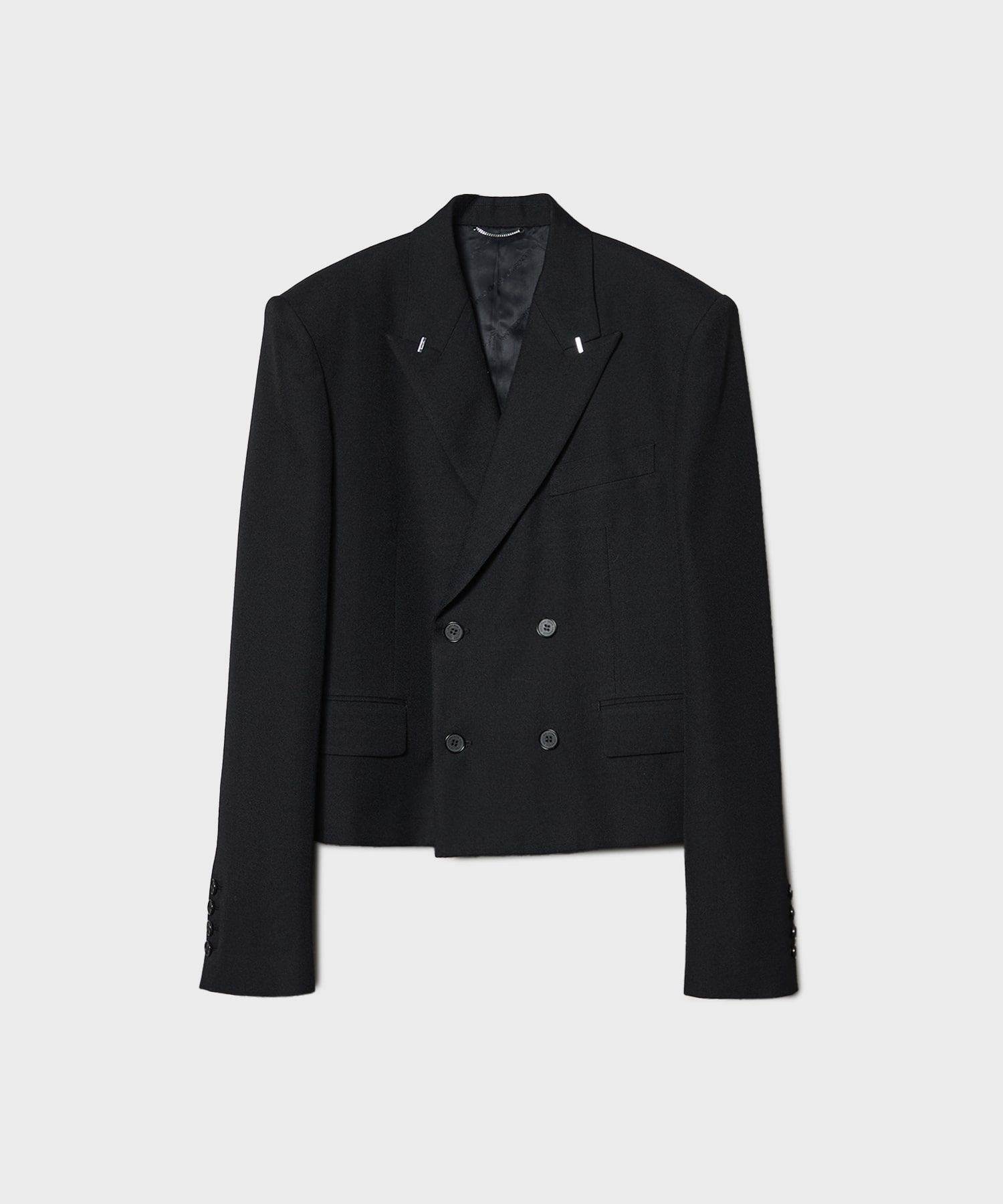 WOOL GABARDINE SPENCER JACKET