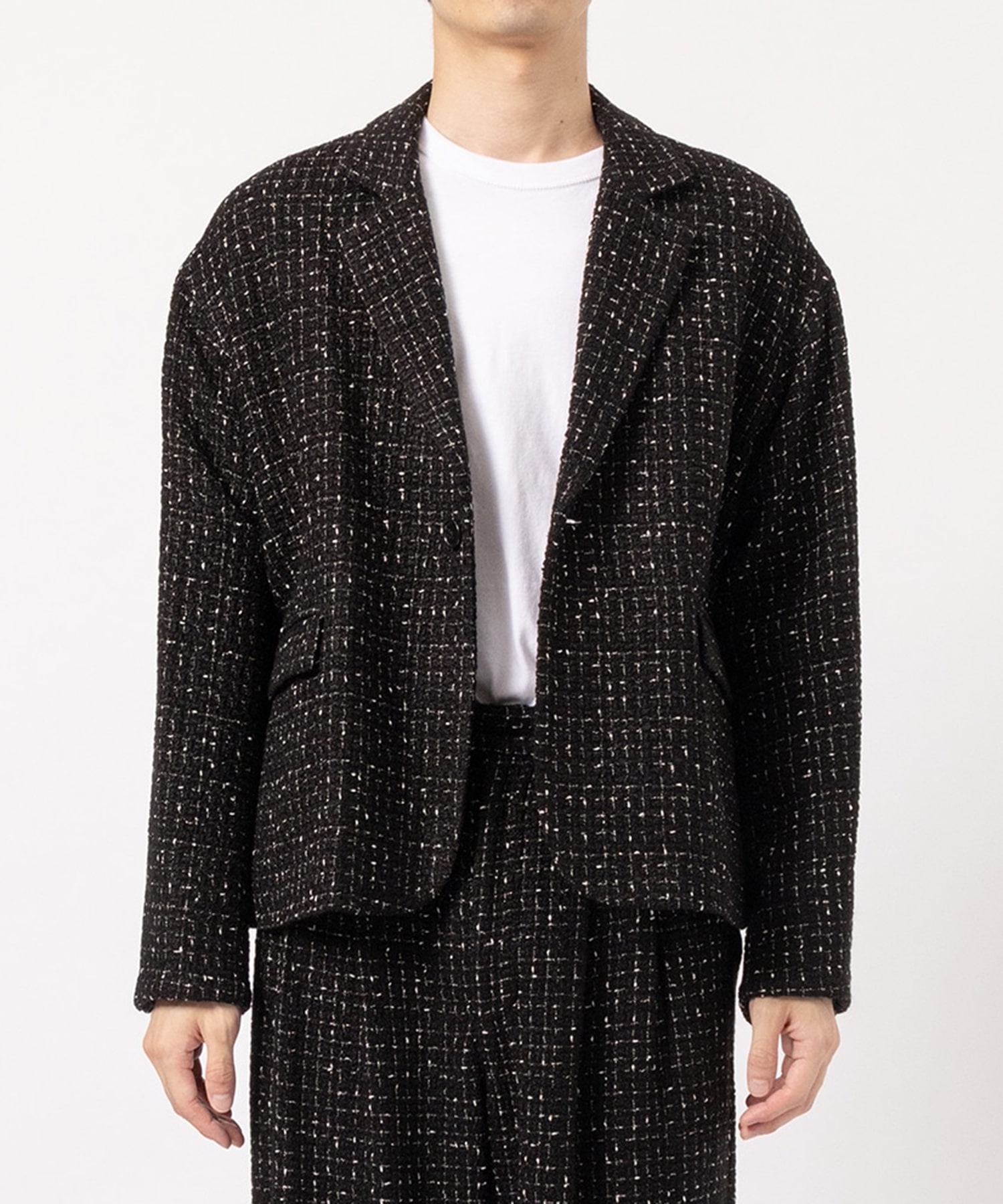 別注 TWEED SHORT JACKET