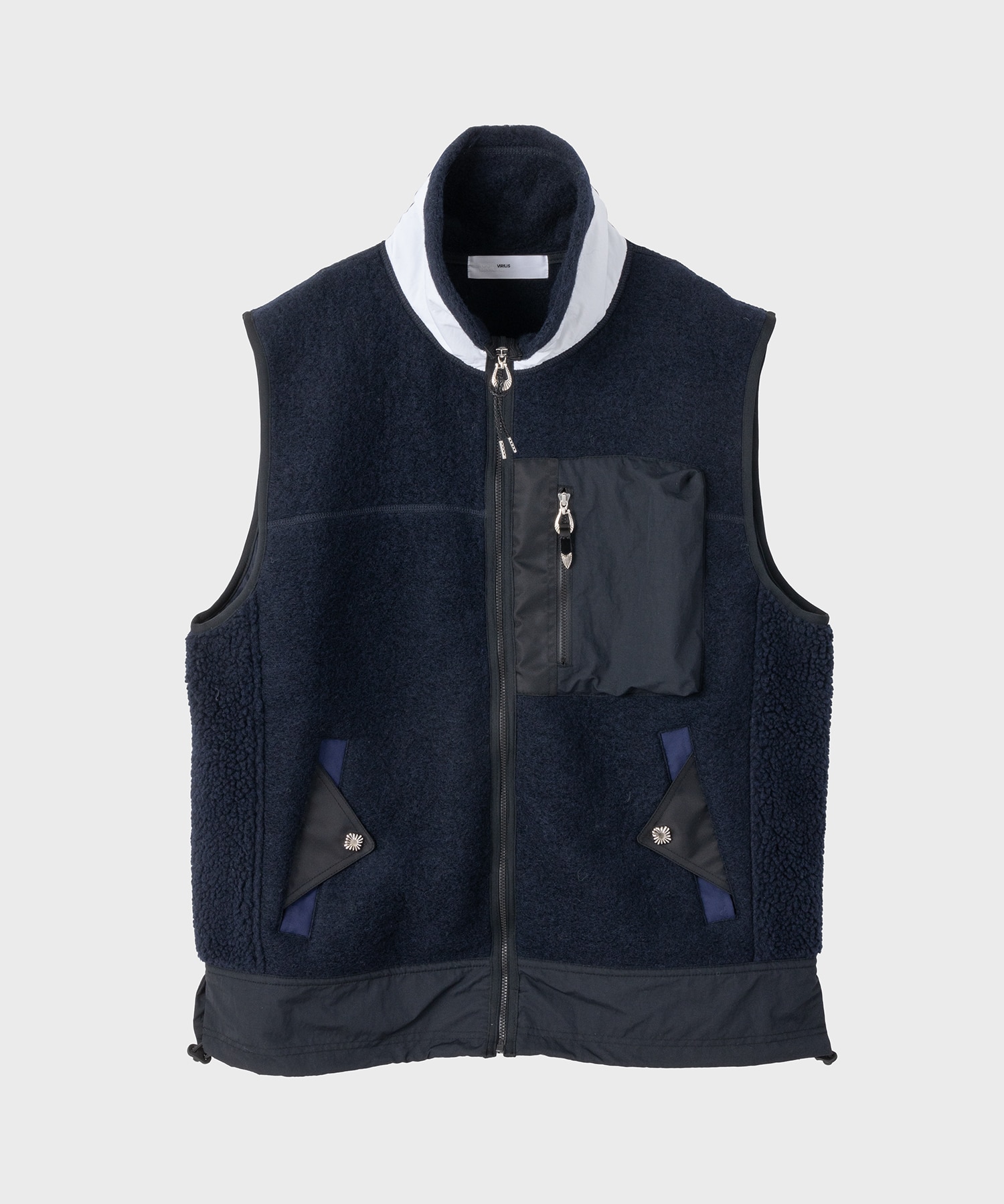 Wool jersey vest