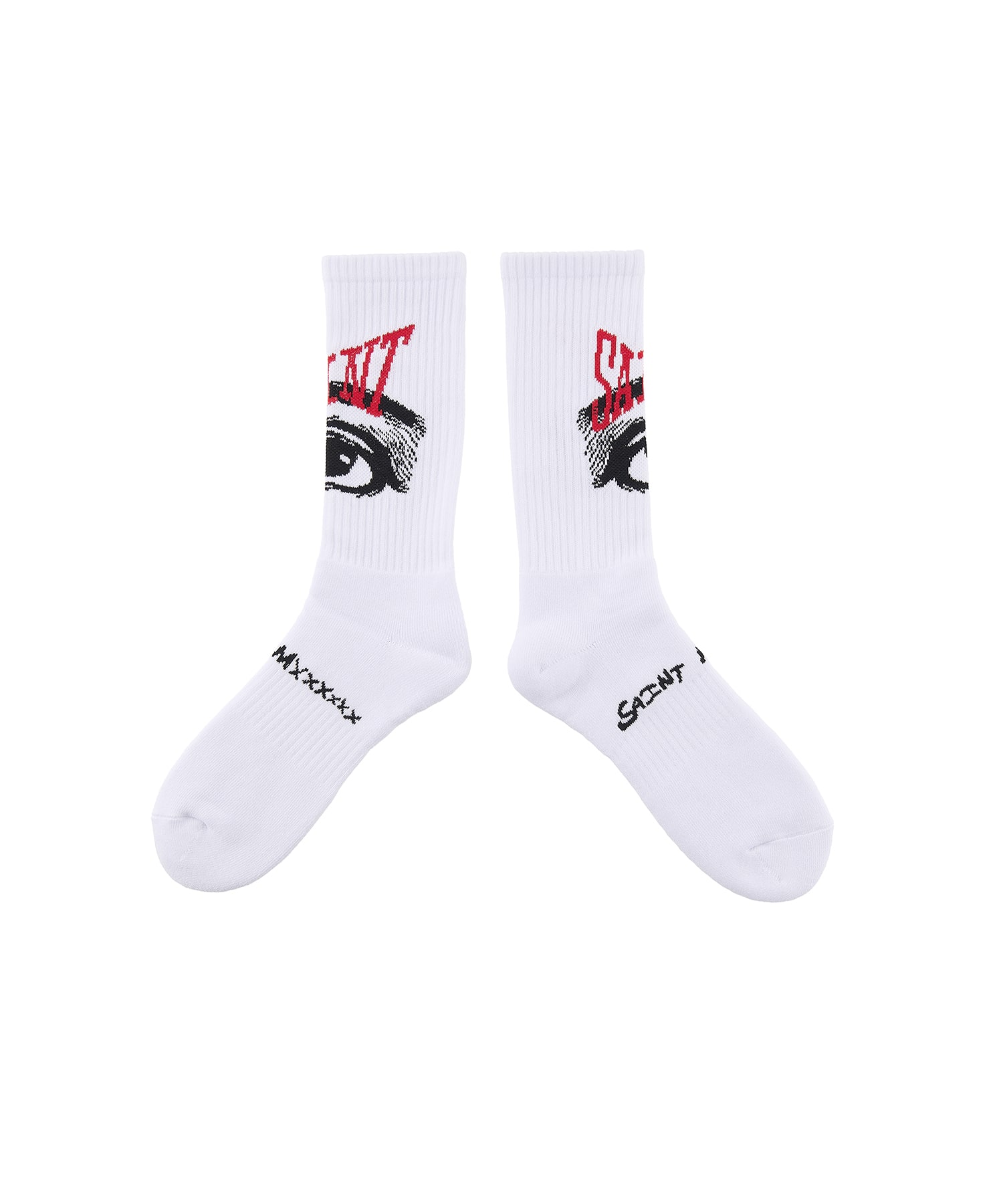 SM-YS1-0000-100/SOCKS/EYE/WHITE