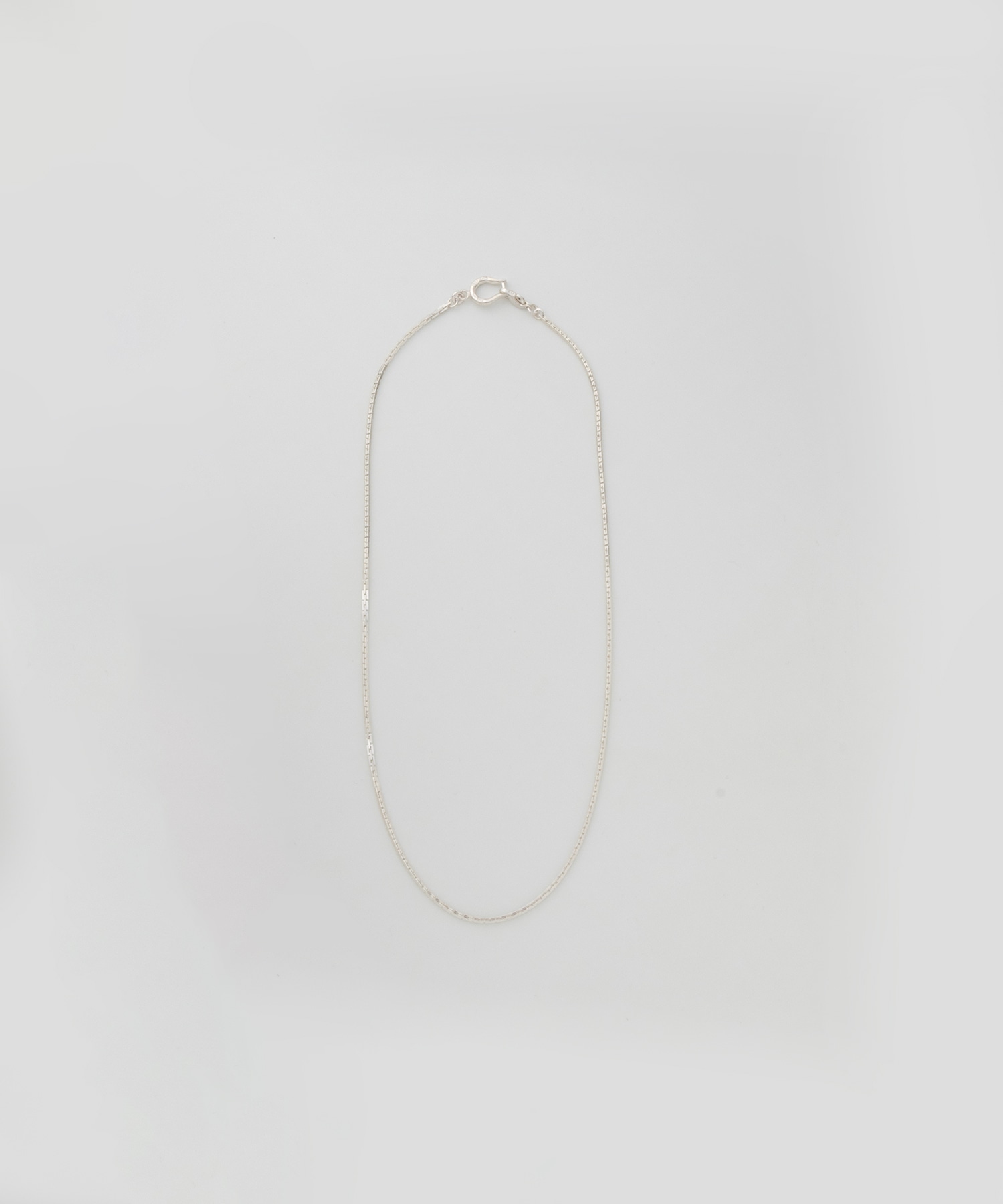 C-040 Horse shoe rectangle necklace（50cm）