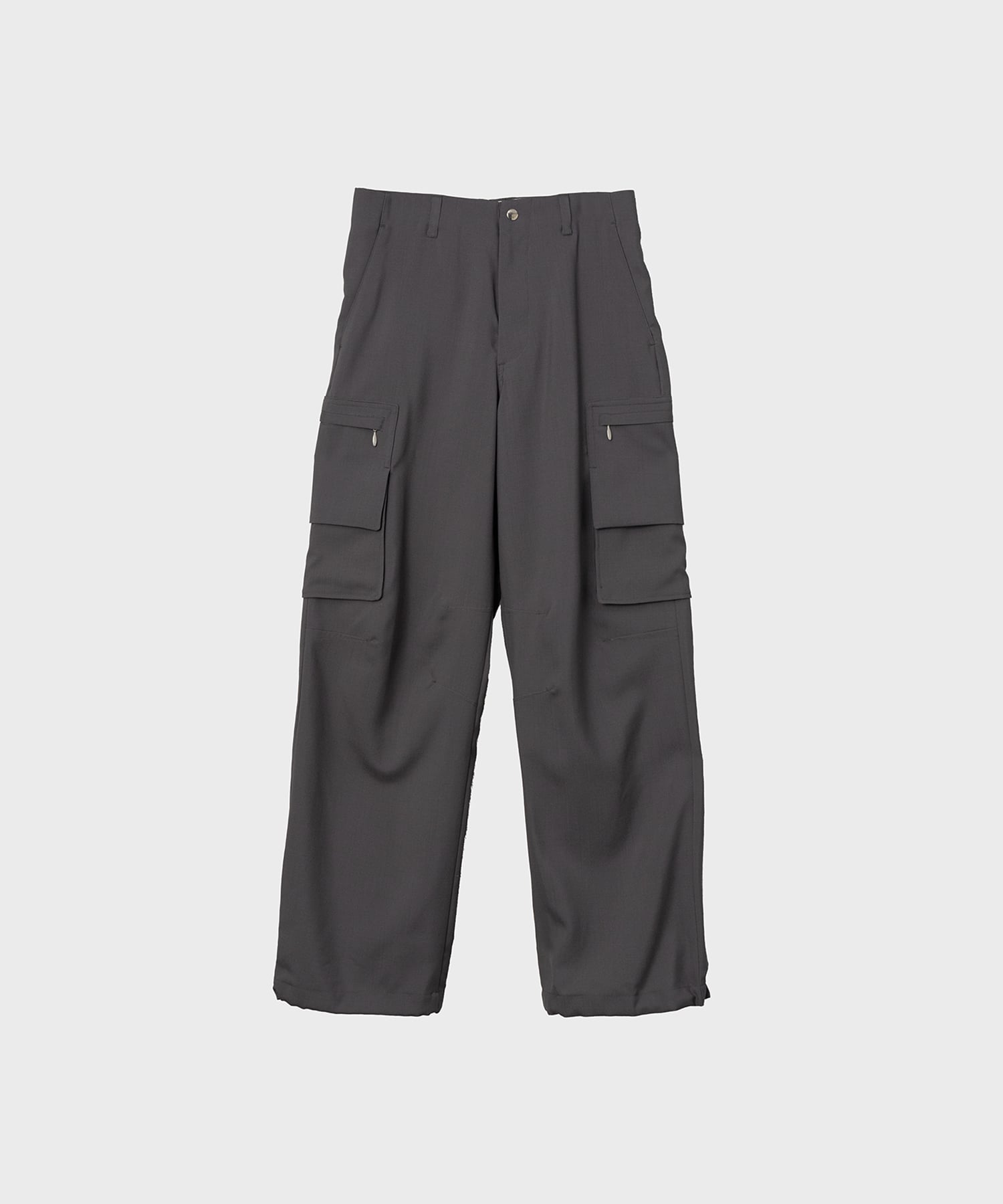 Water-repellent Wool Cargo Trousers