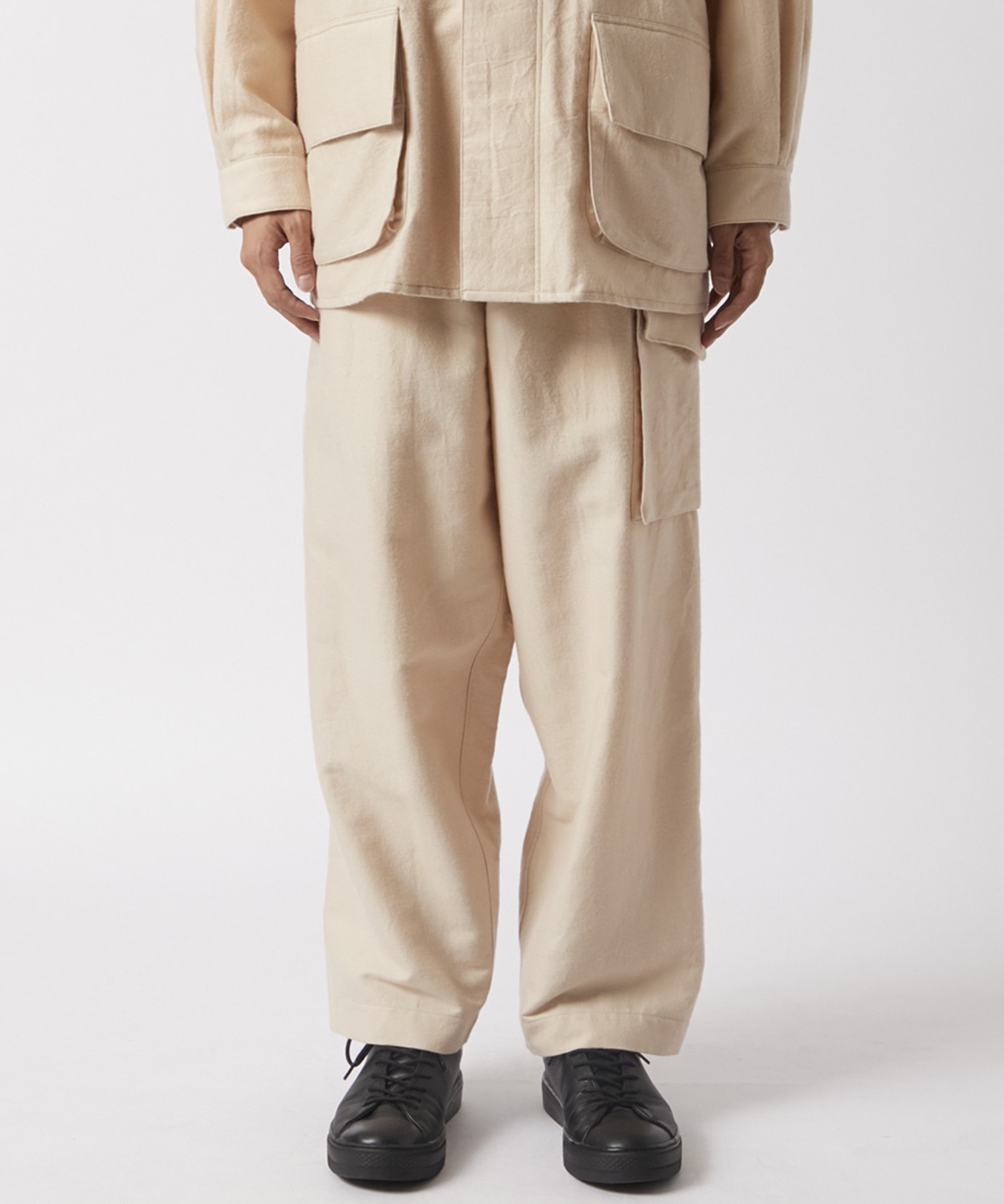 Wool Napping Side Seamless 4P Pants