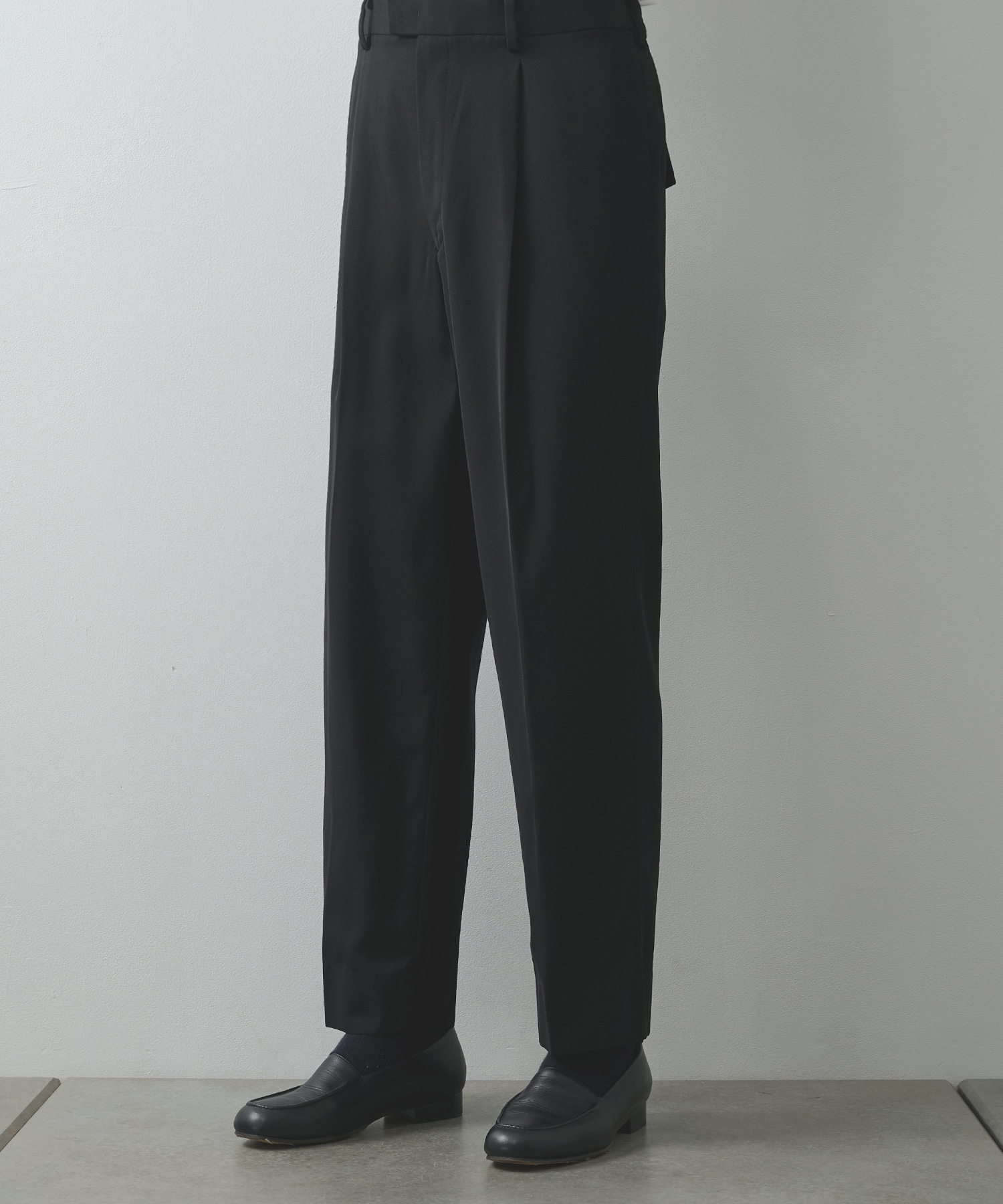 VISCOSE WOOL WIDE SLACKS