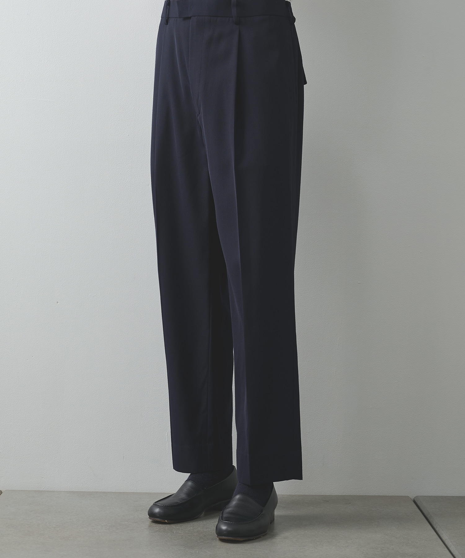 VISCOSE WOOL WIDE SLACKS