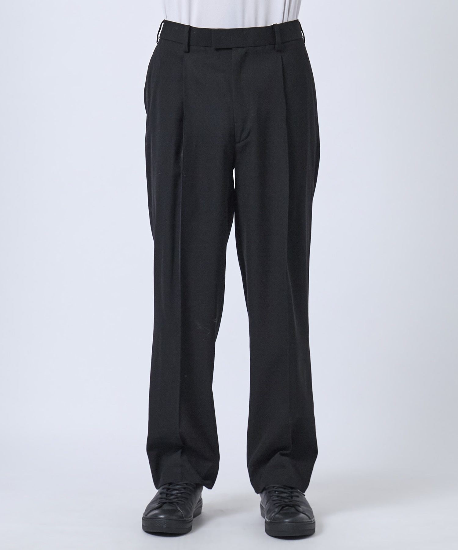 VISCOSE WOOL WIDE SLACKS