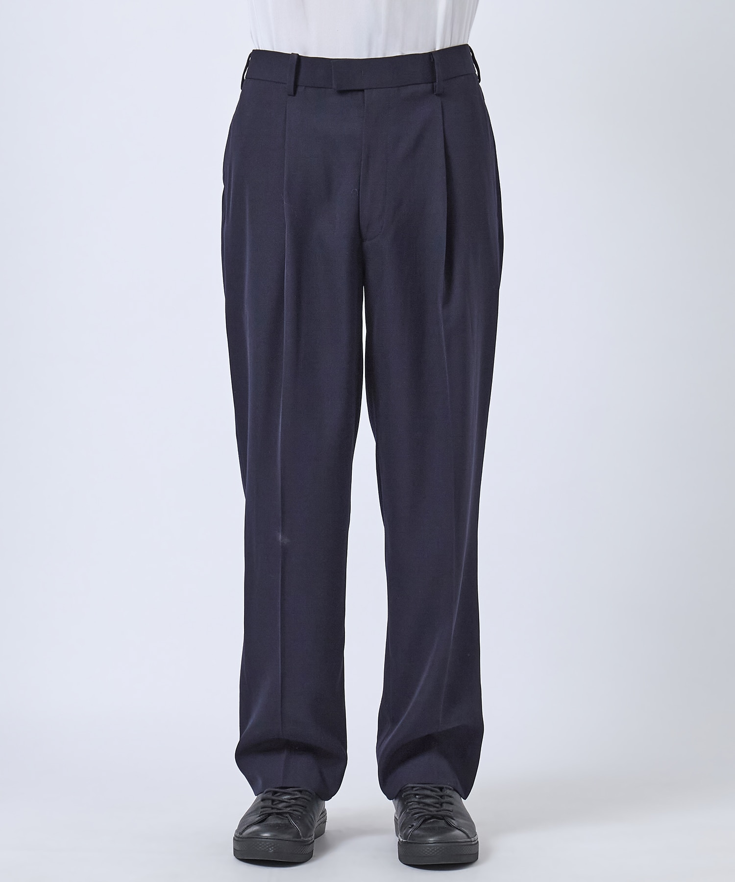 VISCOSE WOOL WIDE SLACKS