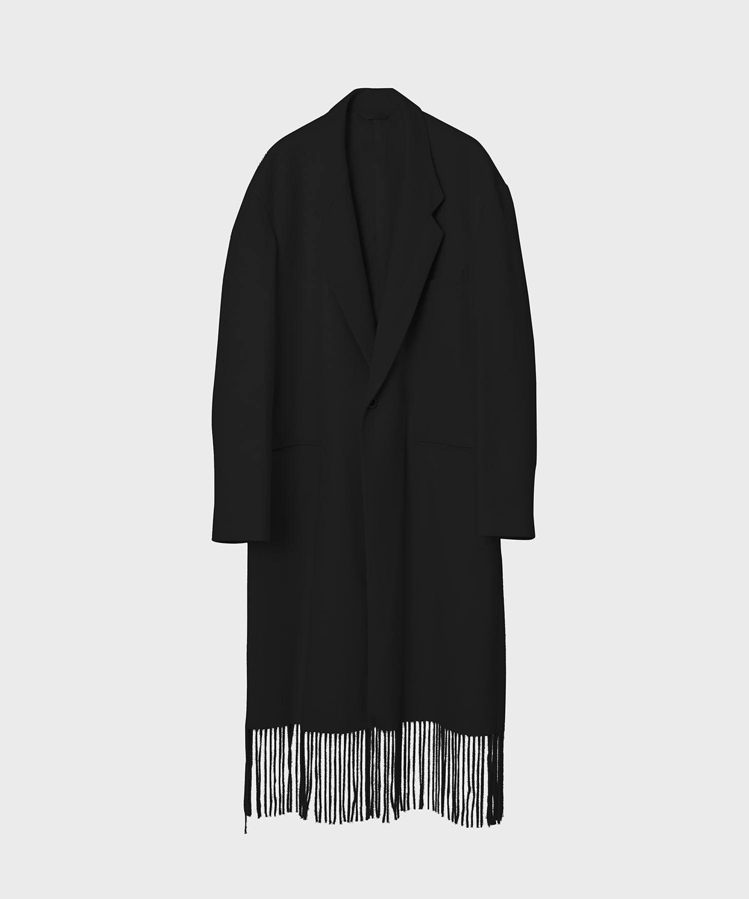 Side Slit Fringe Long JKT