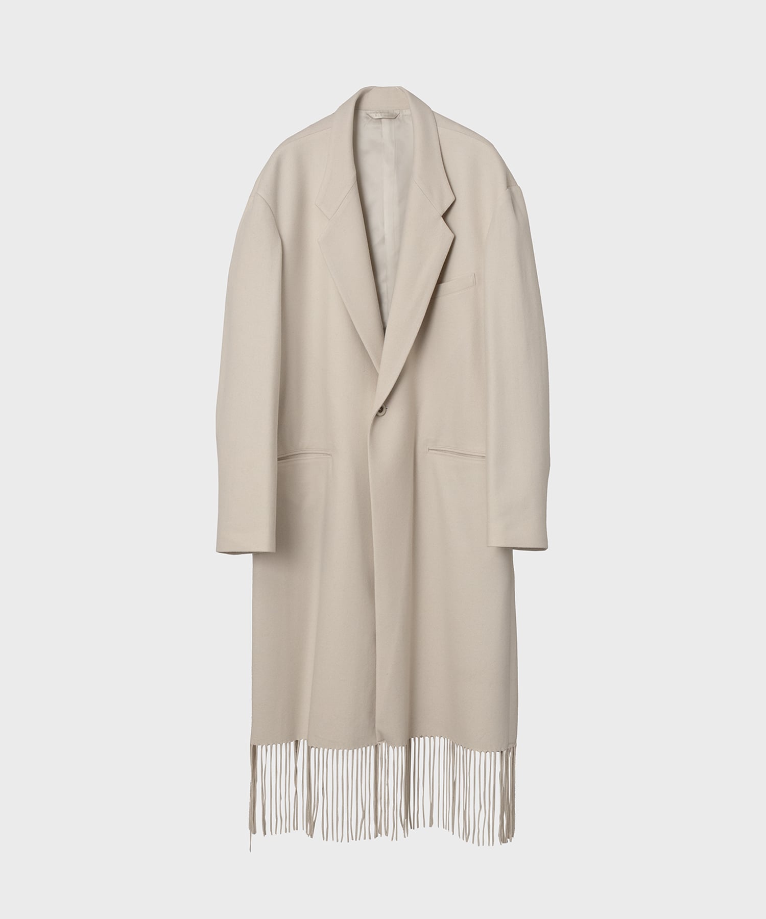 Side Slit Fringe Long JKT