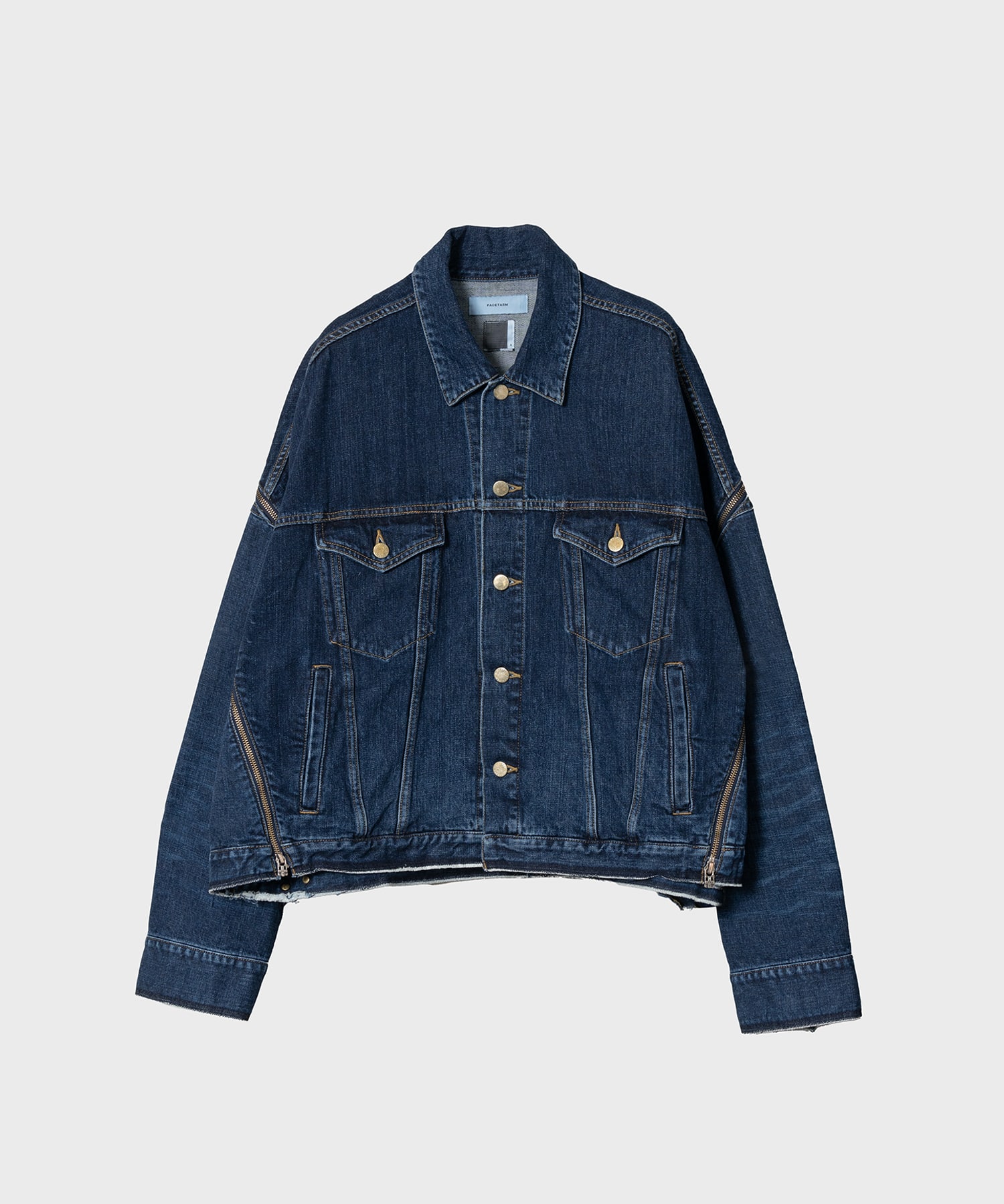 ZIPPER DENIM JACKET