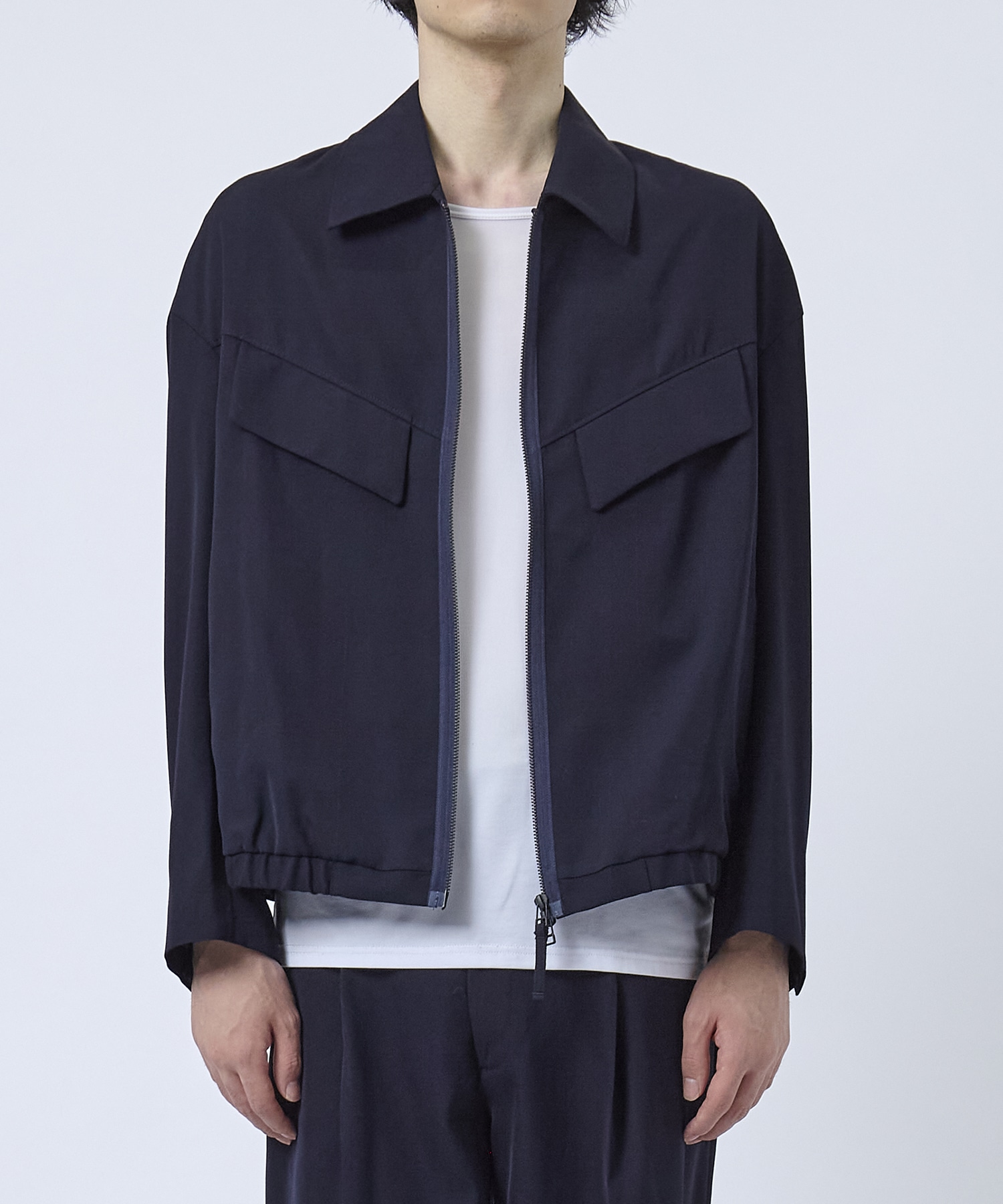 VISCOSE WOOL AVIATOR JACKET