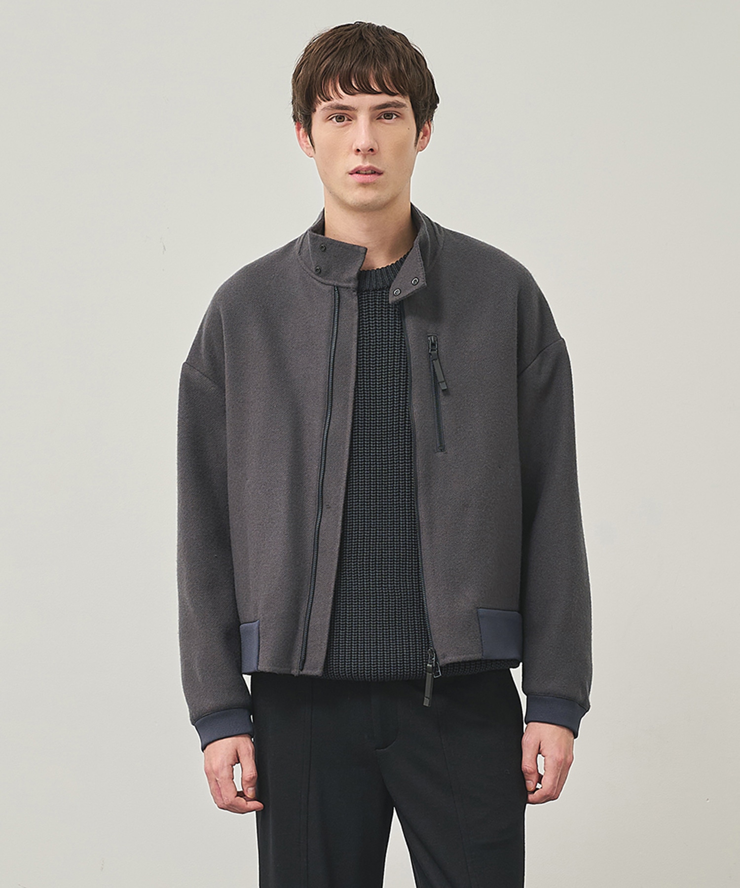 RIVER MELTON HARRINGTON JACKET